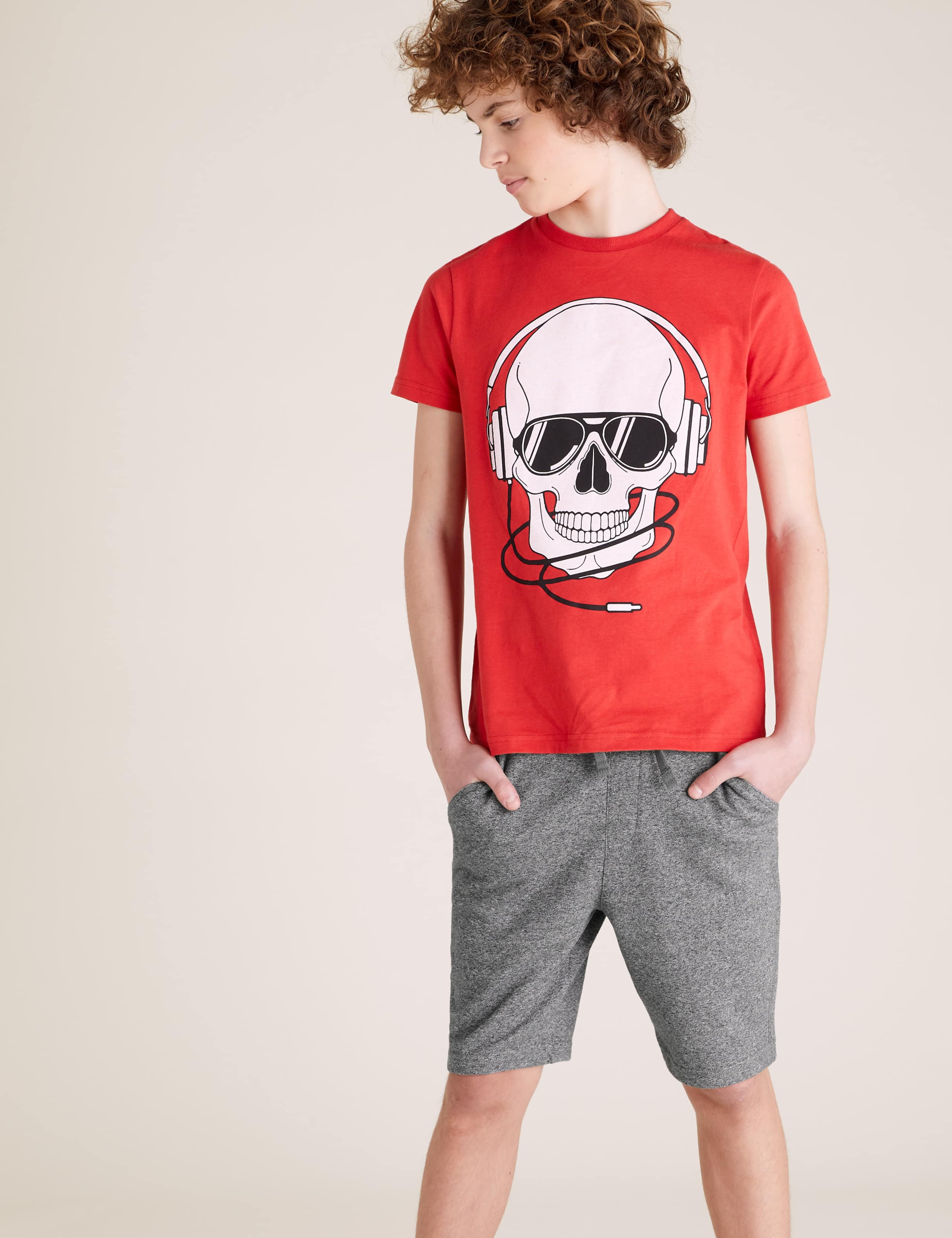Cotton Jersey Shorts (6-14 Yrs) 3 of 5