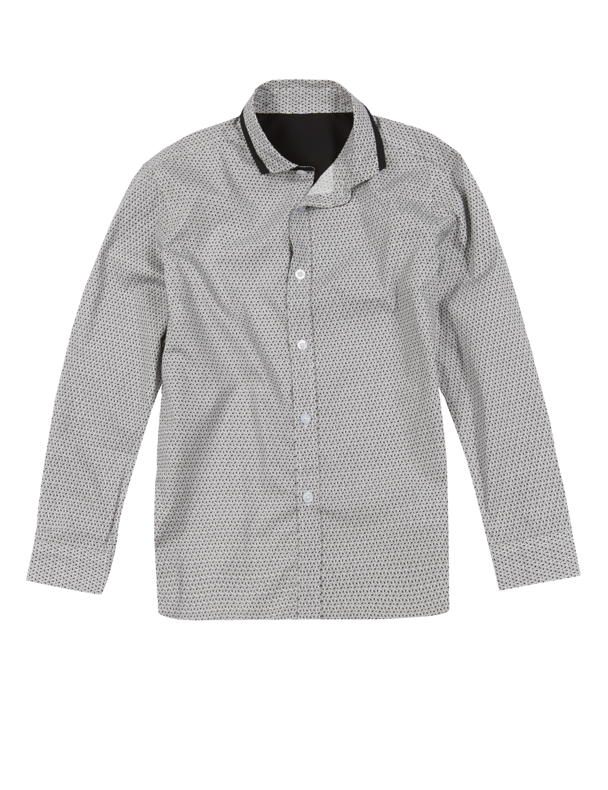 Pure Cotton Geometric Print Shirt (5-14 Years) 2 of 3