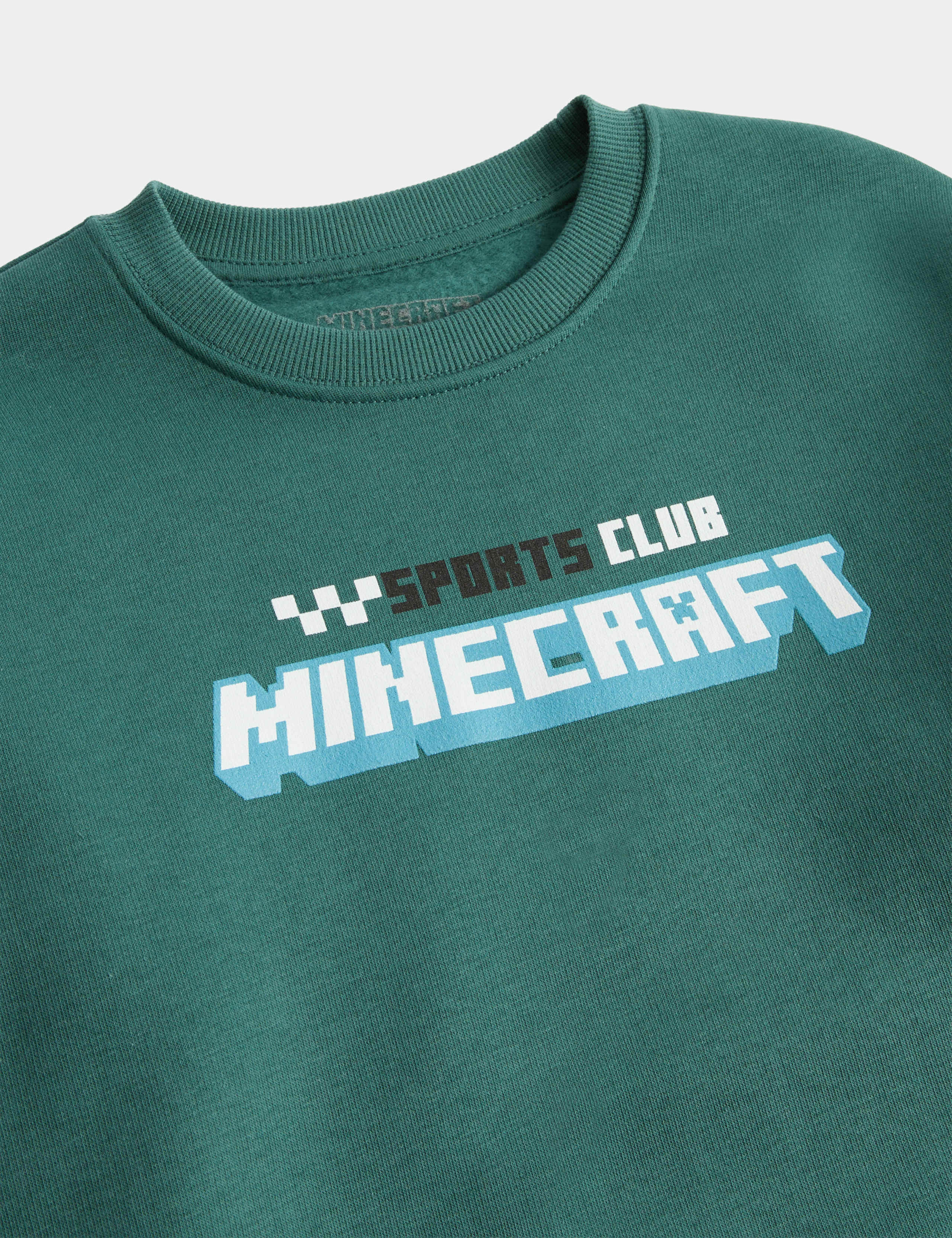 Cotton Rich Minecraft™ Graphic Sweatshirt (6-16 Yrs) 2 of 2