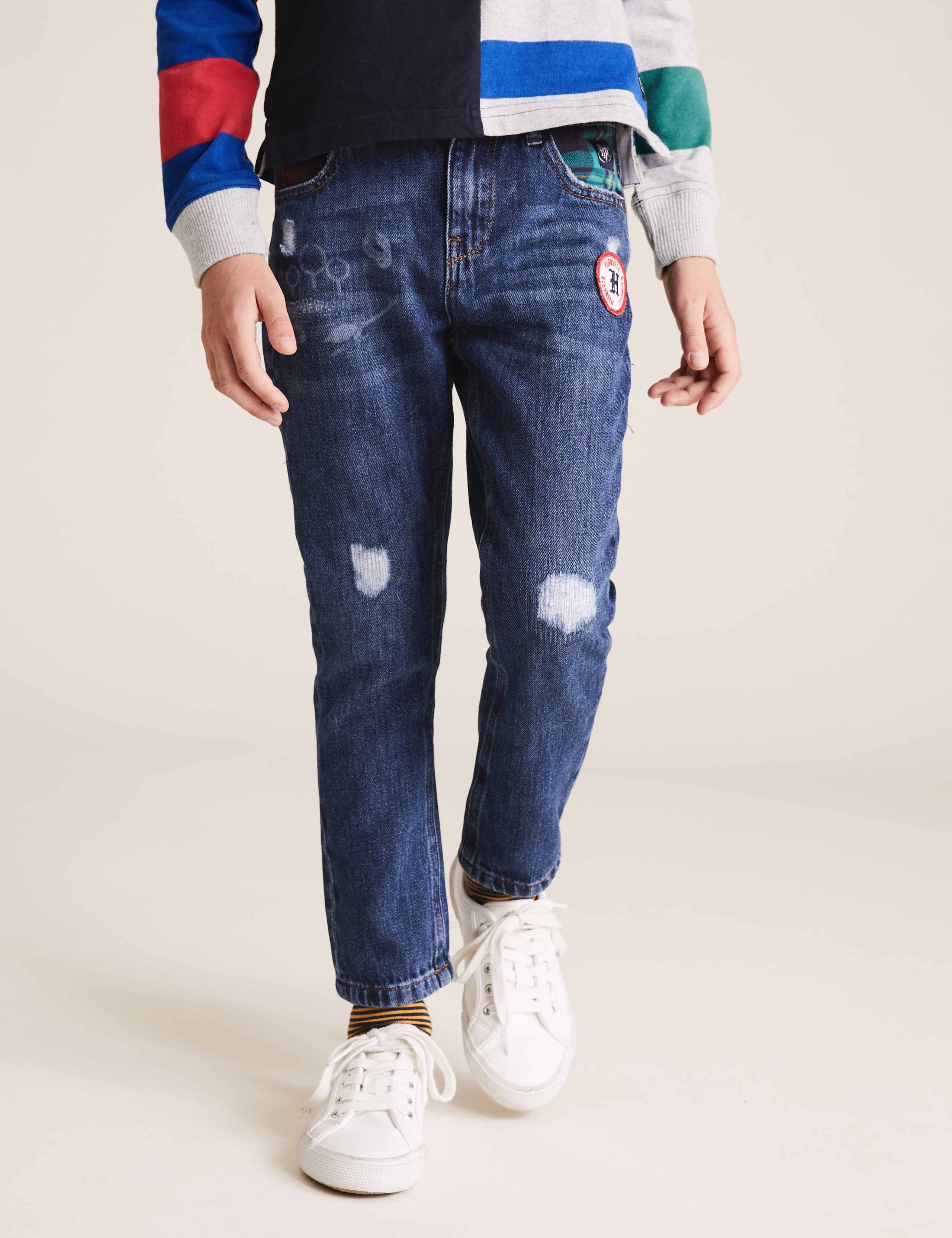 Harry Potter™ Pure Cotton Regular Jeans (6-16 Yrs) 3 of 6