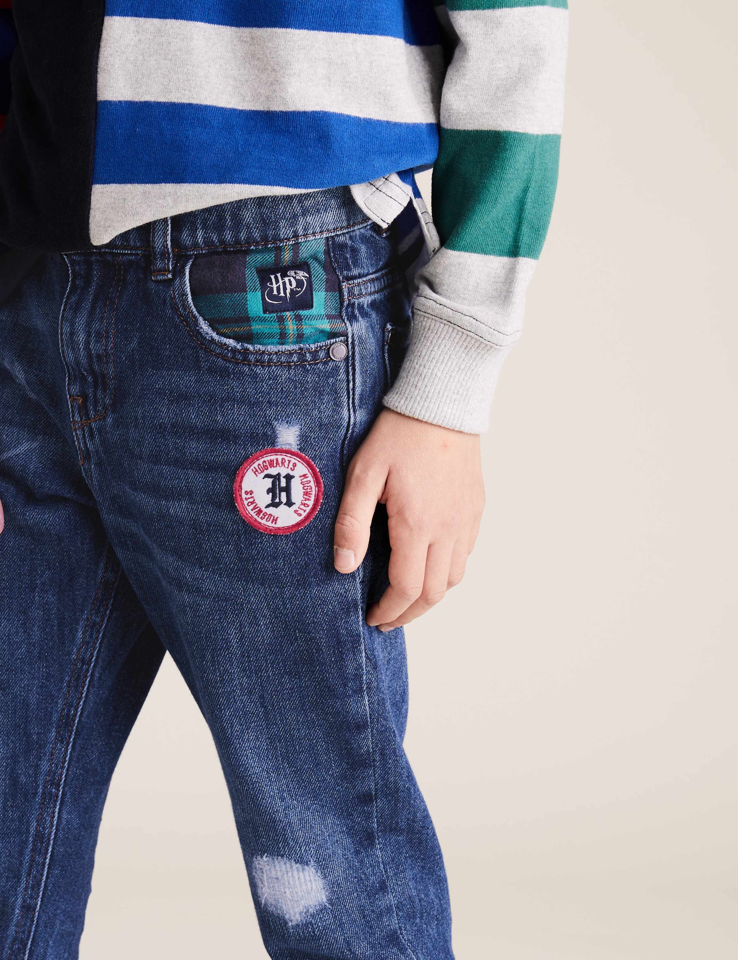 Harry Potter™ Pure Cotton Regular Jeans (6-16 Yrs) 5 of 6
