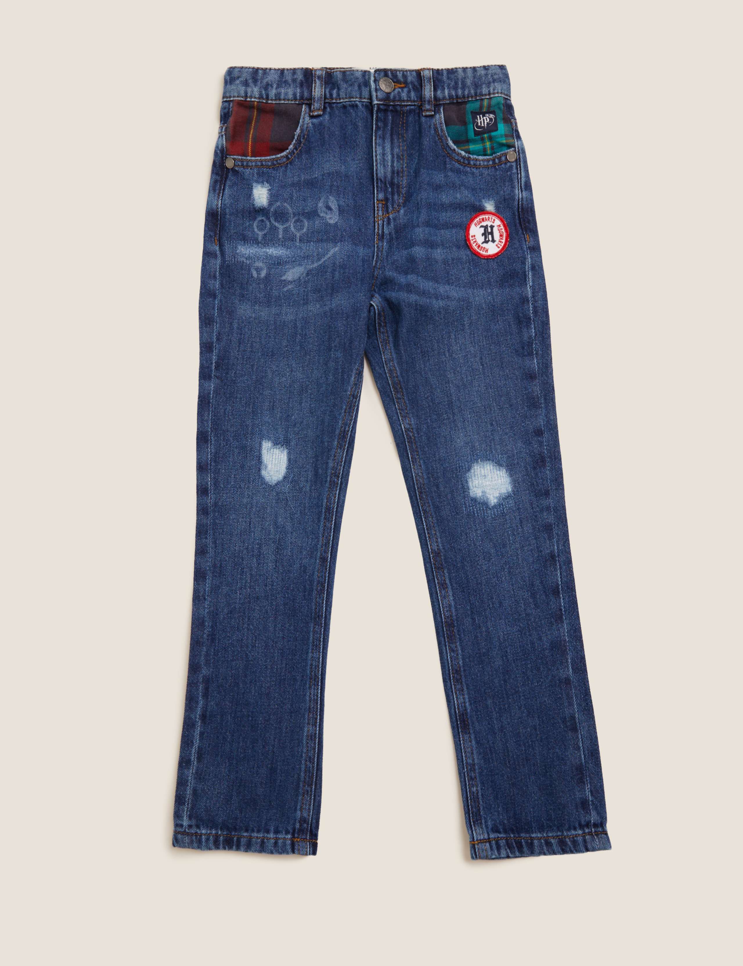 Harry Potter™ Pure Cotton Regular Jeans (6-16 Yrs) 2 of 6