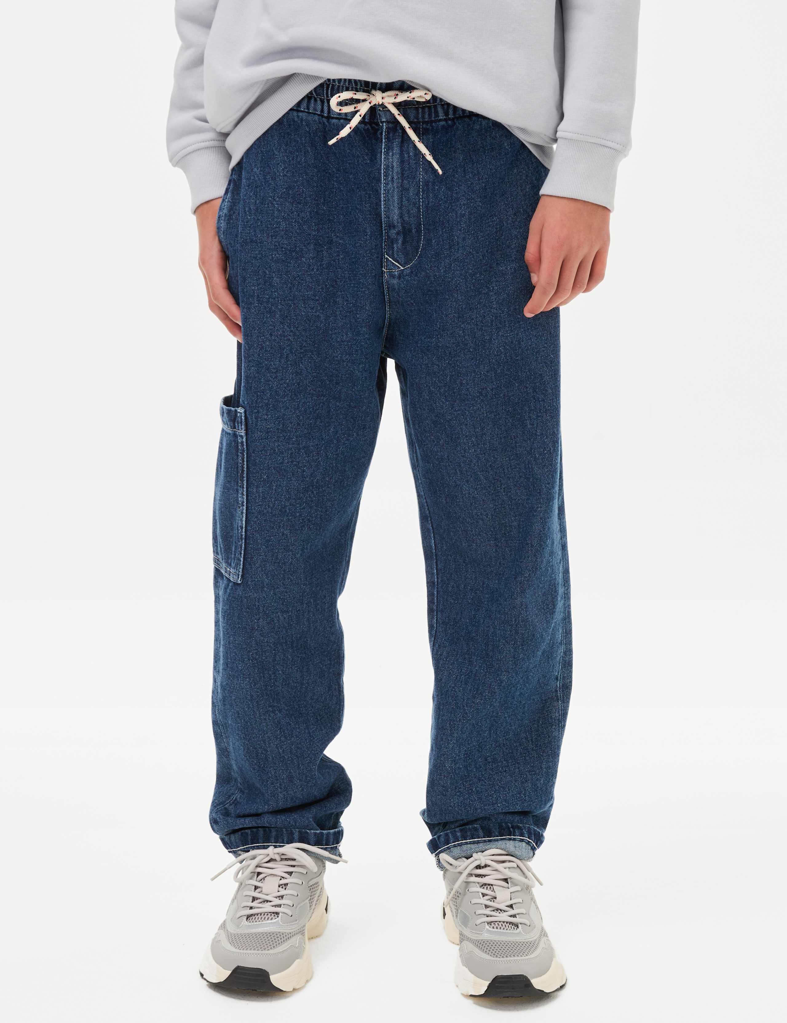 Relaxed Denim Cargo Jeans (6-16 Yrs) 5 of 6