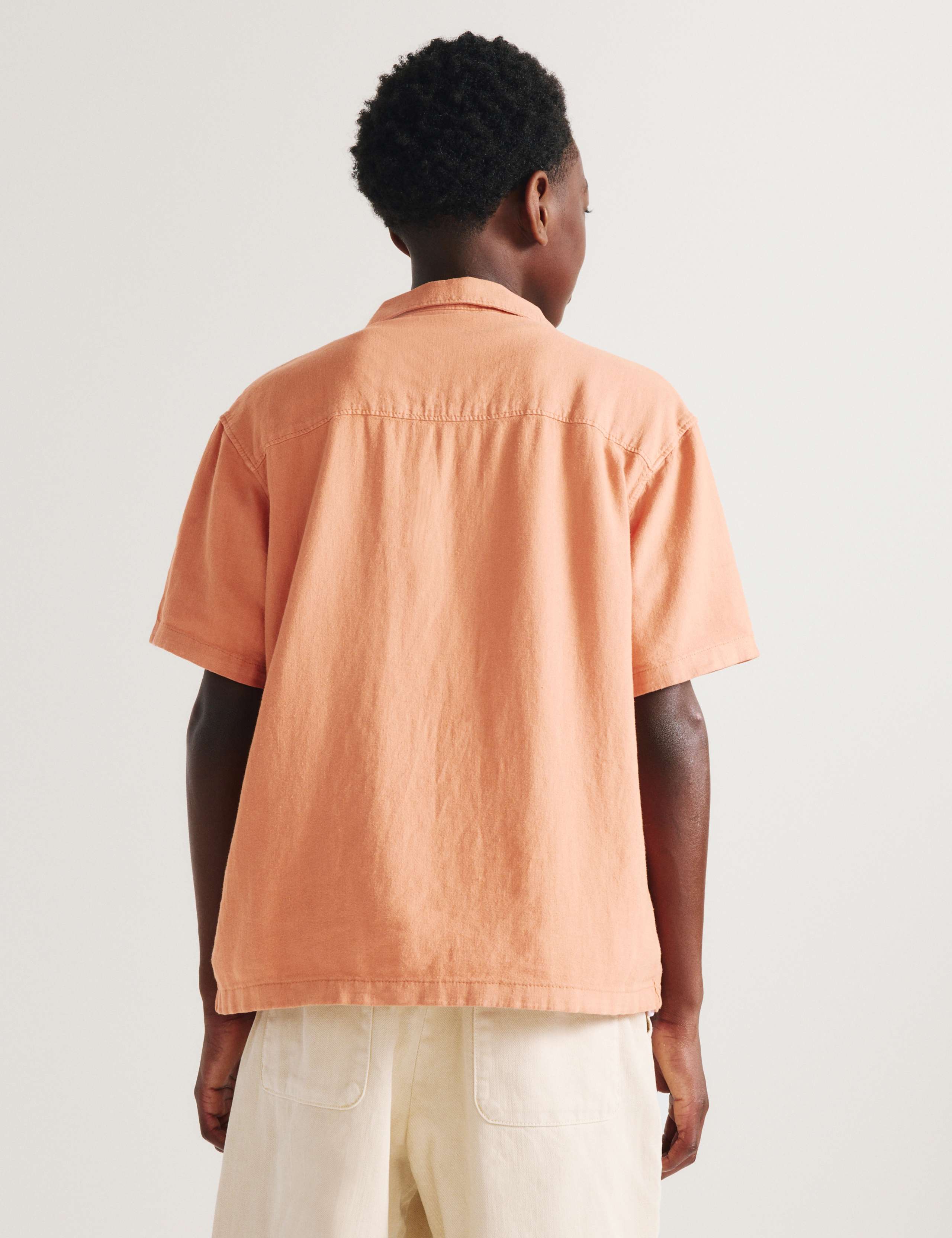 Linen Rich Plain Shirt (6-16 Yrs) 4 of 5
