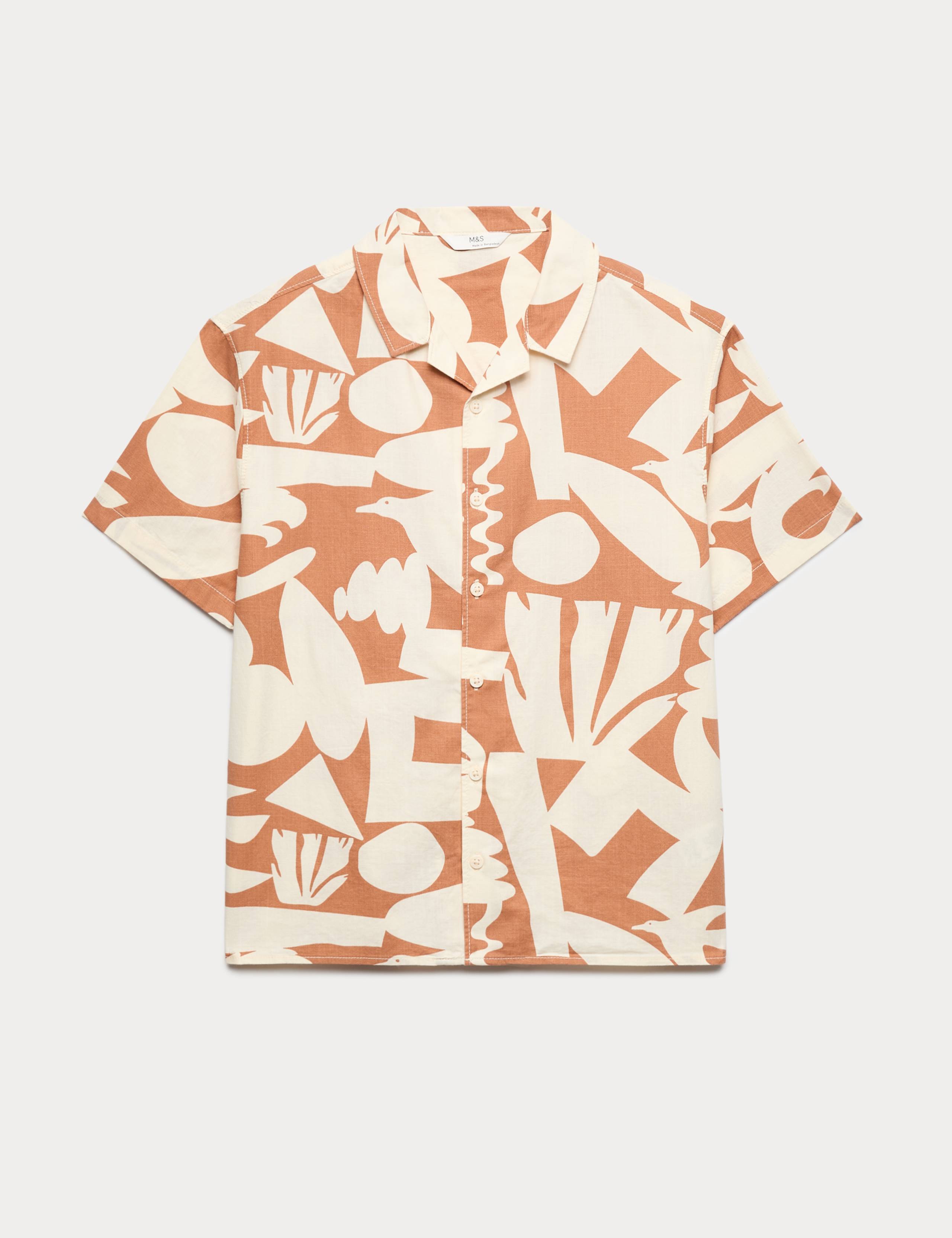 Pure Cotton Printed Shirt (6-16 Yrs) 1 of 1