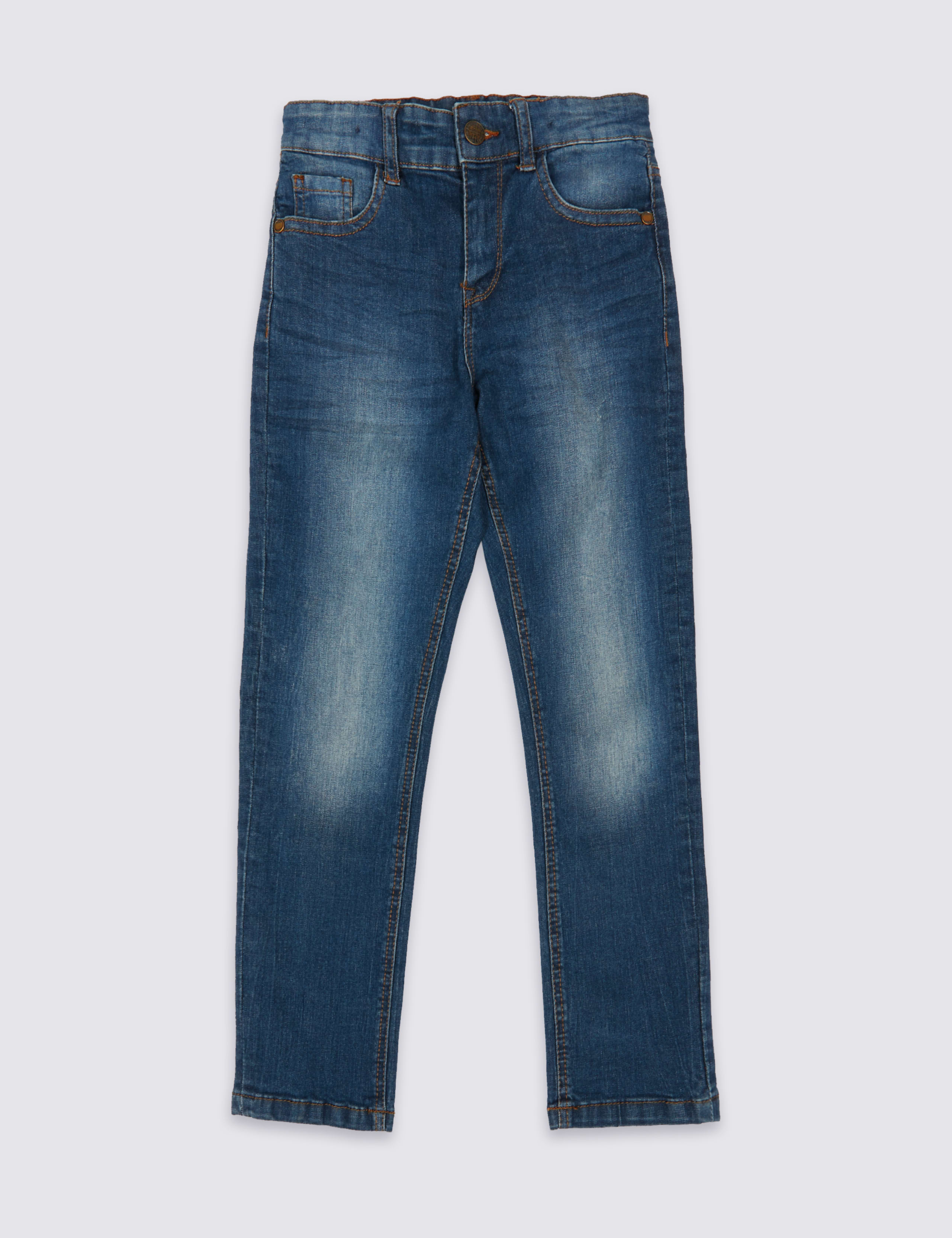 Straight Leg Jeans (3-14 Years) 2 of 6
