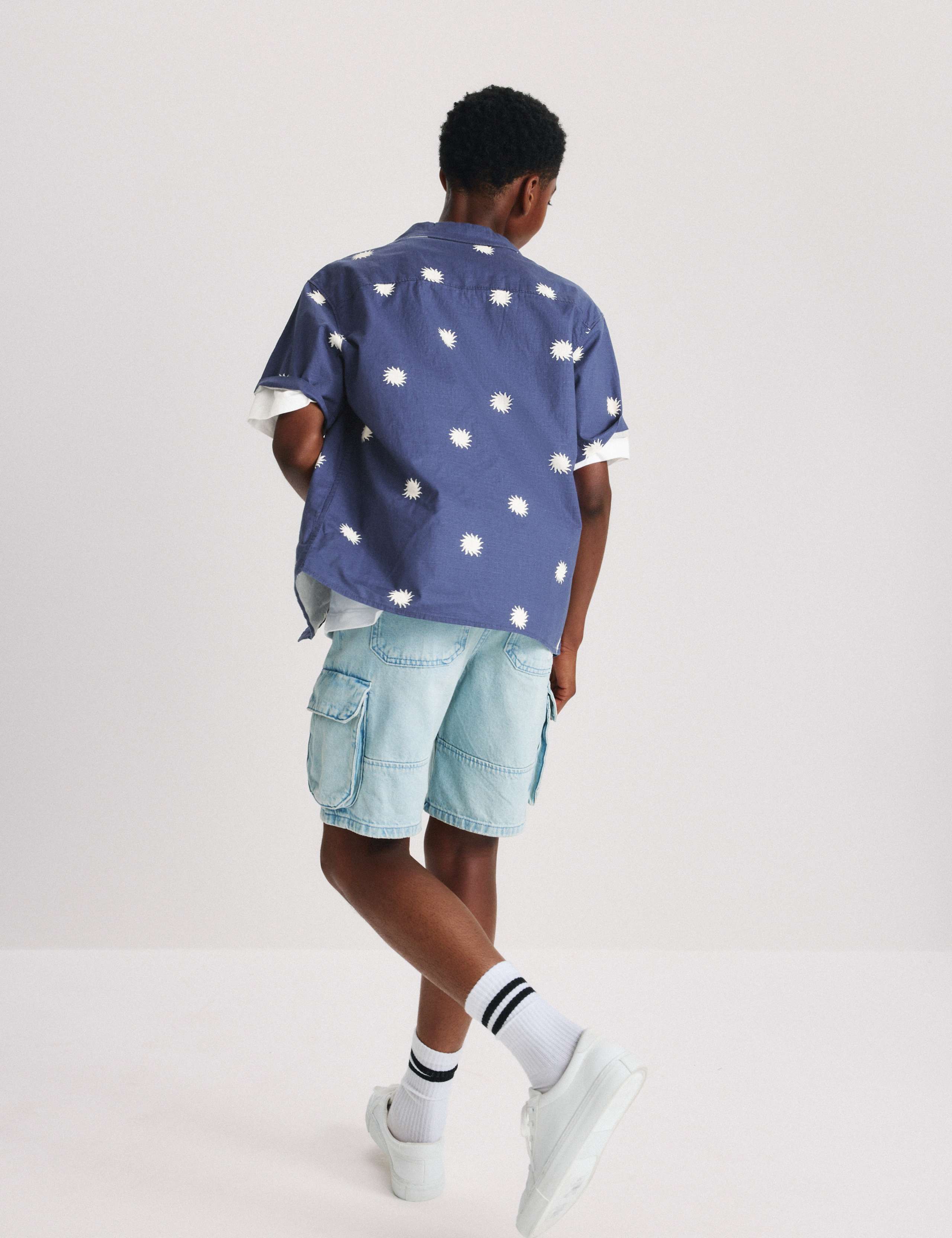 Pure Cotton Sun Print Shirt (6-16 Yrs) 4 of 5