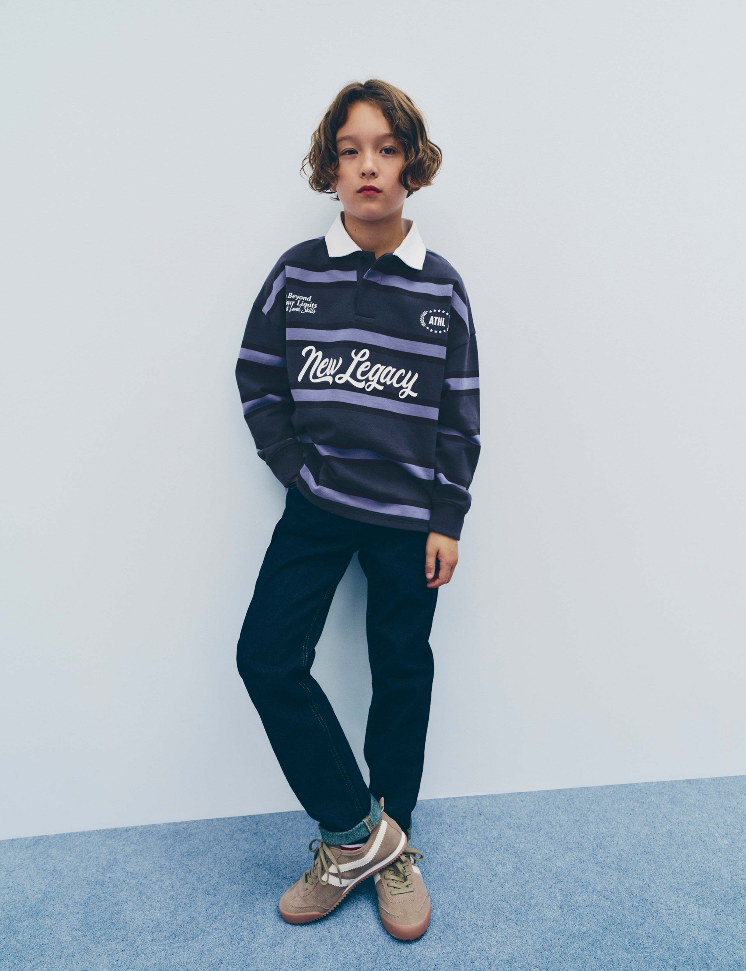 Pure Cotton Relaxed Fit Jeans (6-16 Yrs) 1 of 2