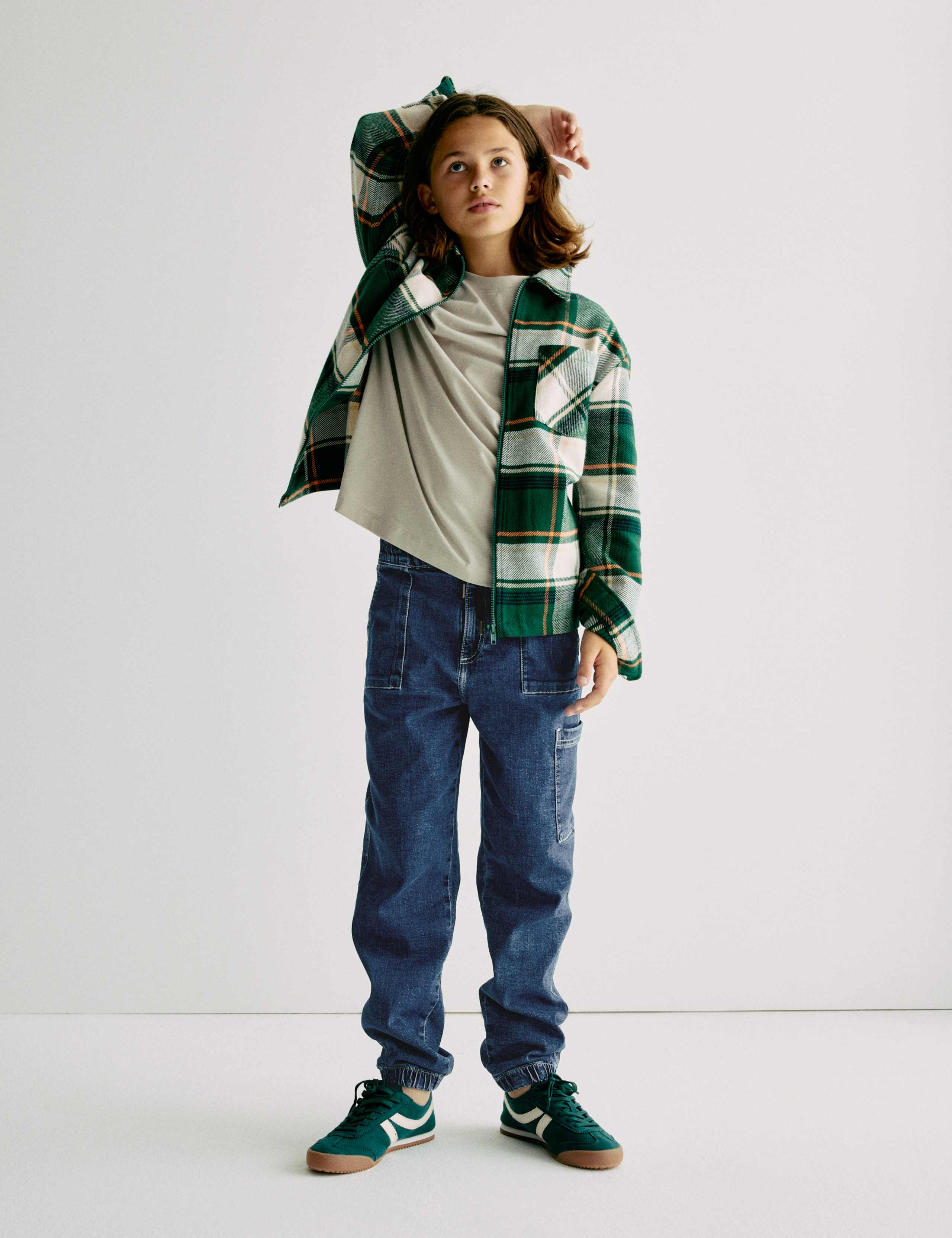 Cotton Rich Denim Jogger Jeans (6-16 Yrs) 3 of 6