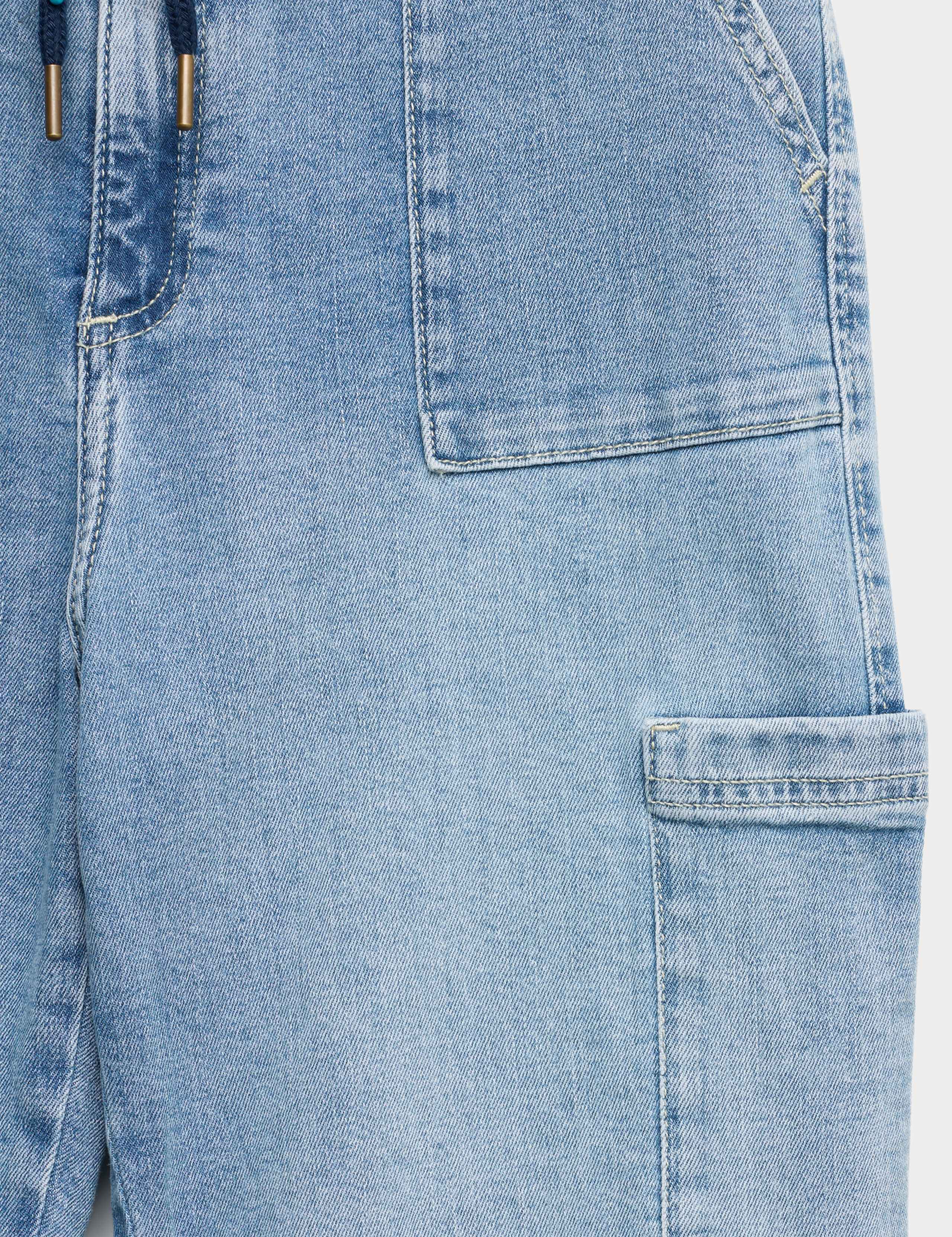 Cotton Rich Denim Drawstring Jeans (6-16 Yrs) 3 of 3