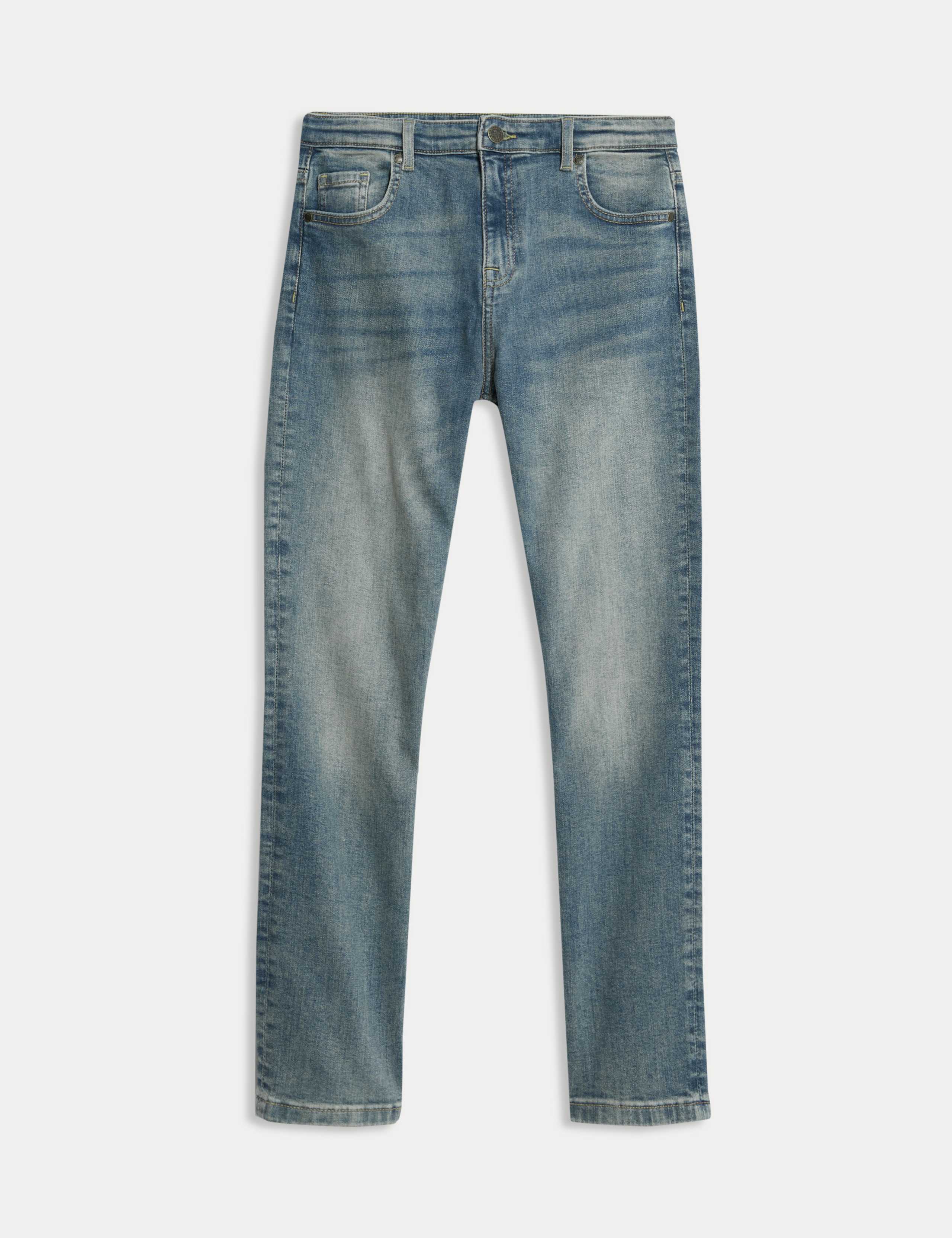 Cotton Rich Slim Jeans (6-16 Yrs) 1 of 1