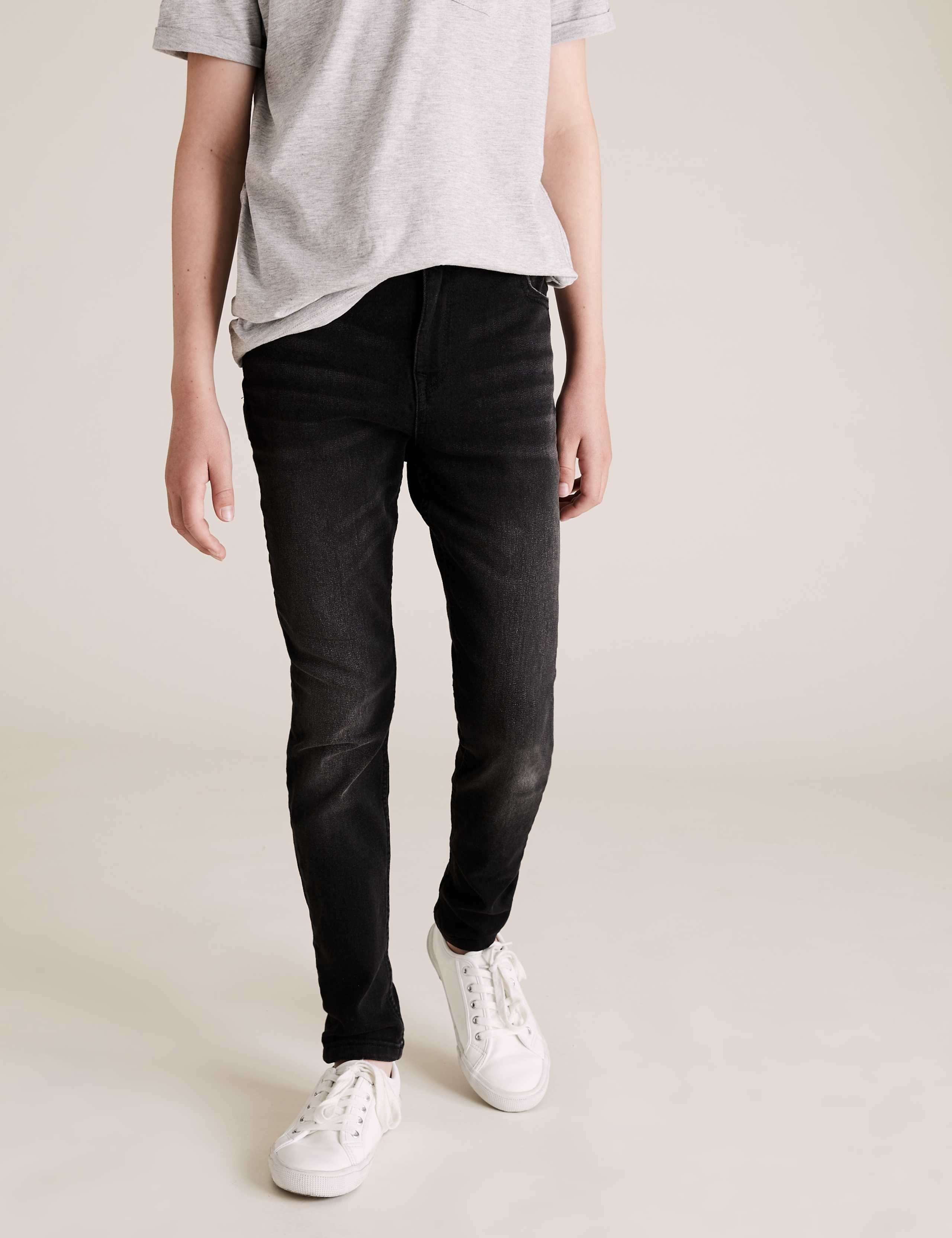 The Smith Skinny Fit Cotton with Stretch Jeans (3-16 Yrs) 4 of 6