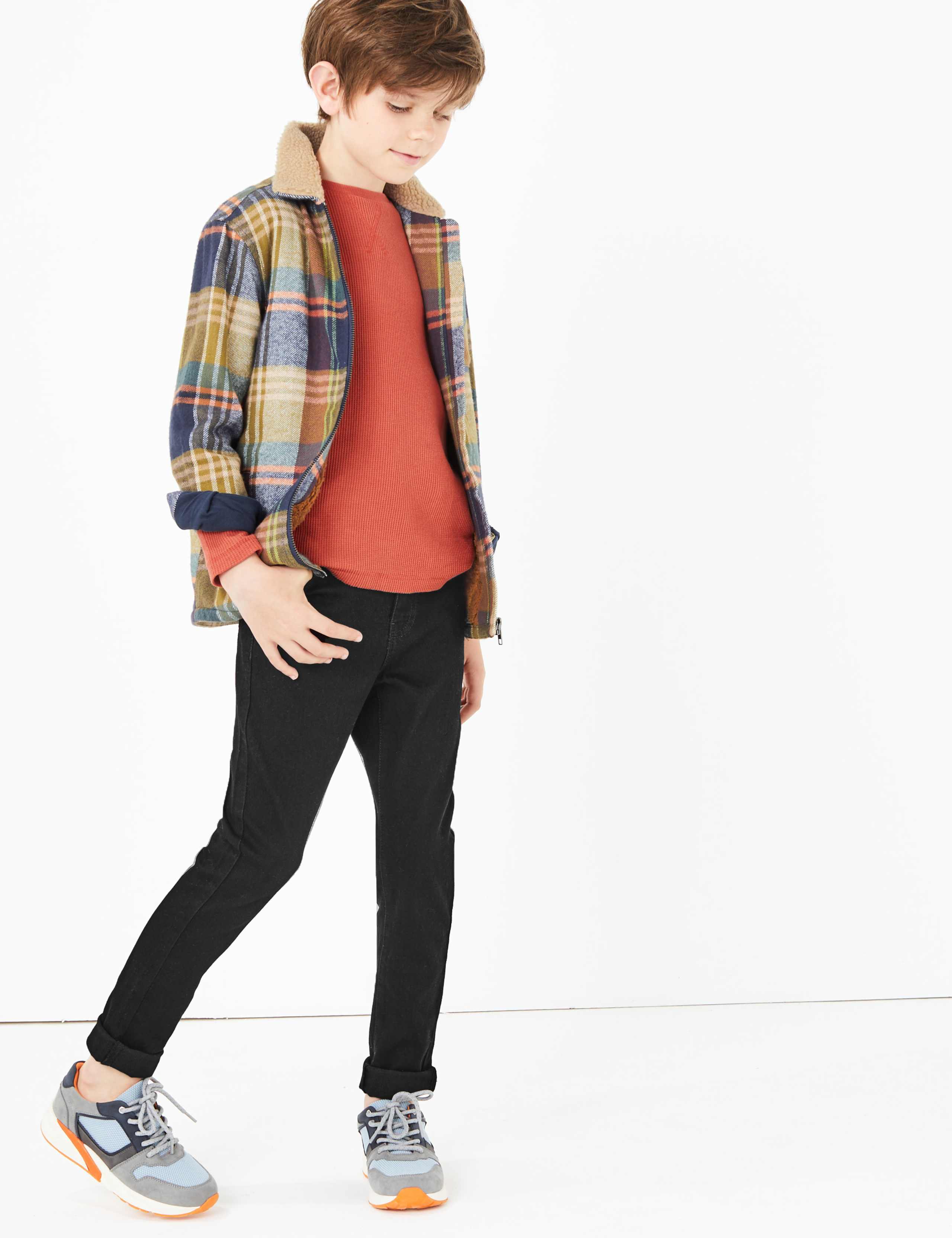 The Smith Skinny Fit Cotton with Stretch Jeans (3-16 Yrs) 6 of 6