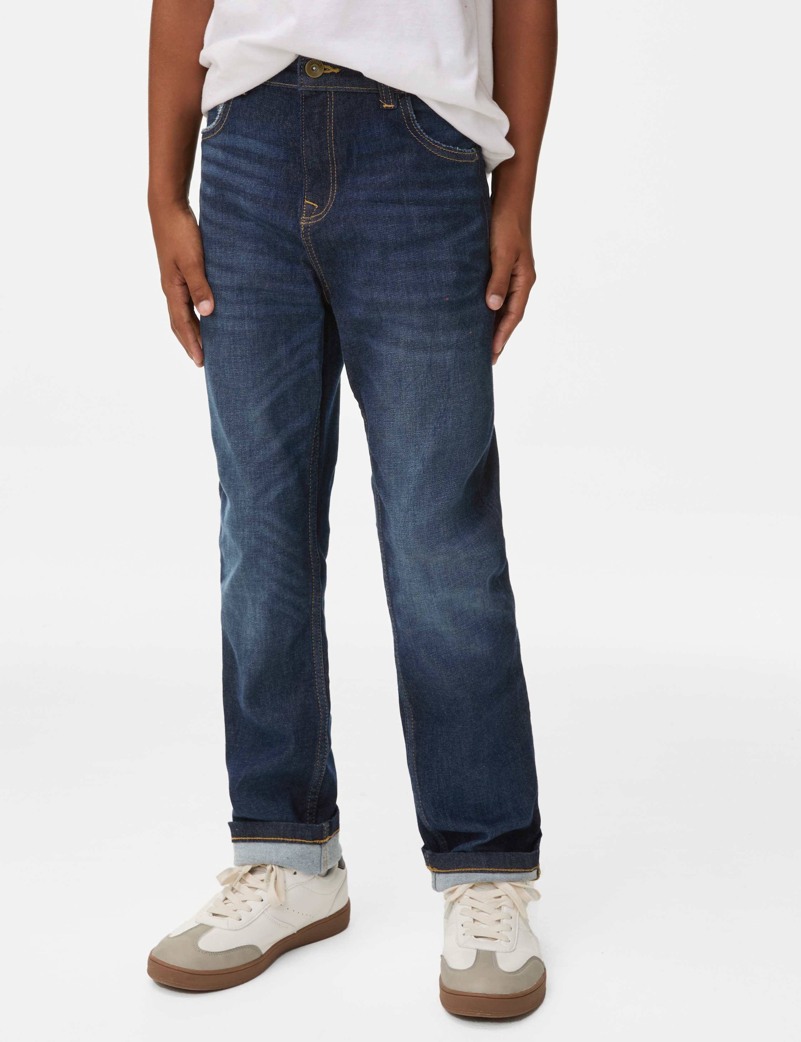 The Jones Slim Fit Cotton with Stretch Jeans (6-16 Yrs) 4 of 5