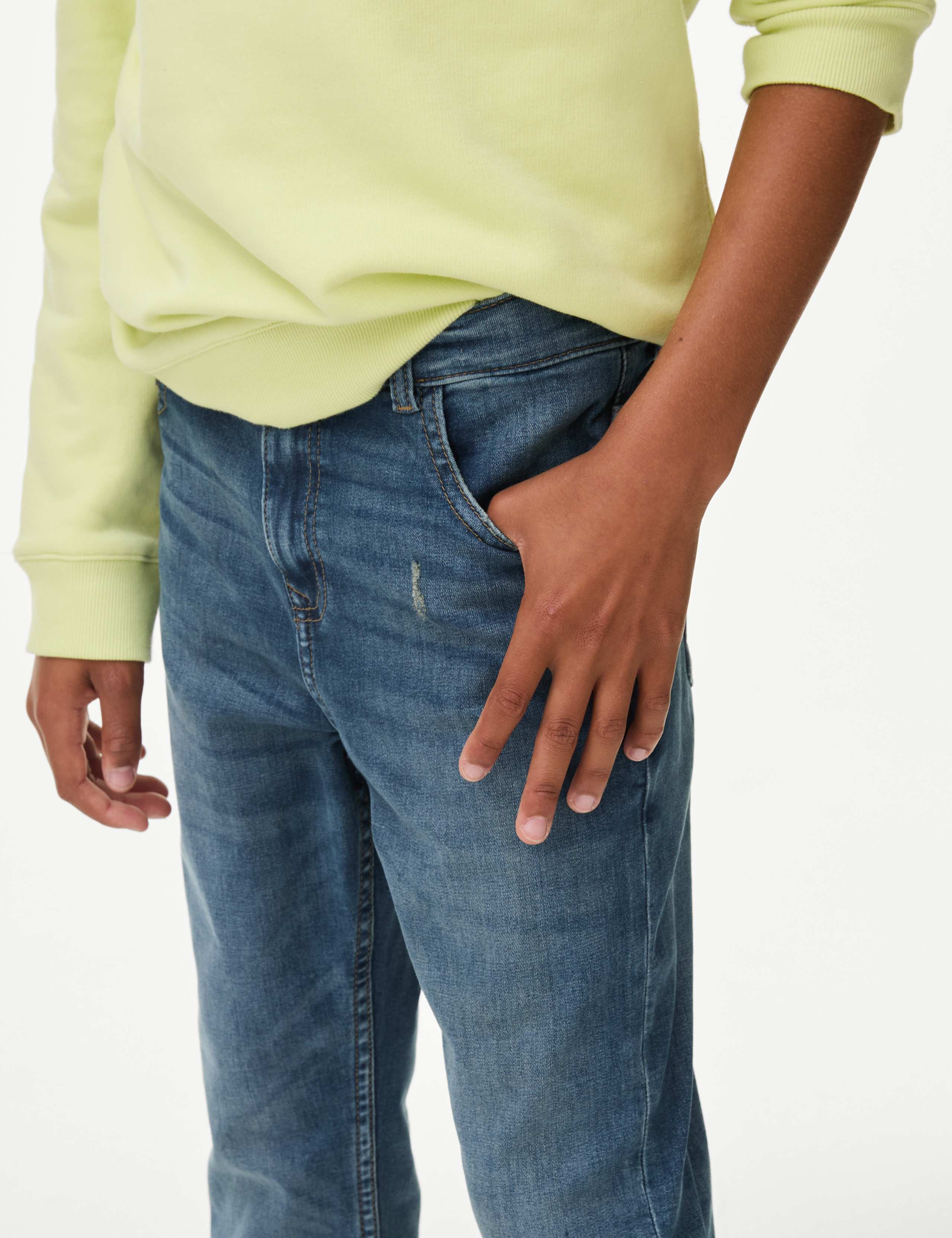 The Jones Slim Fit Cotton with Stretch Jeans (6-16 Yrs) 3 of 5