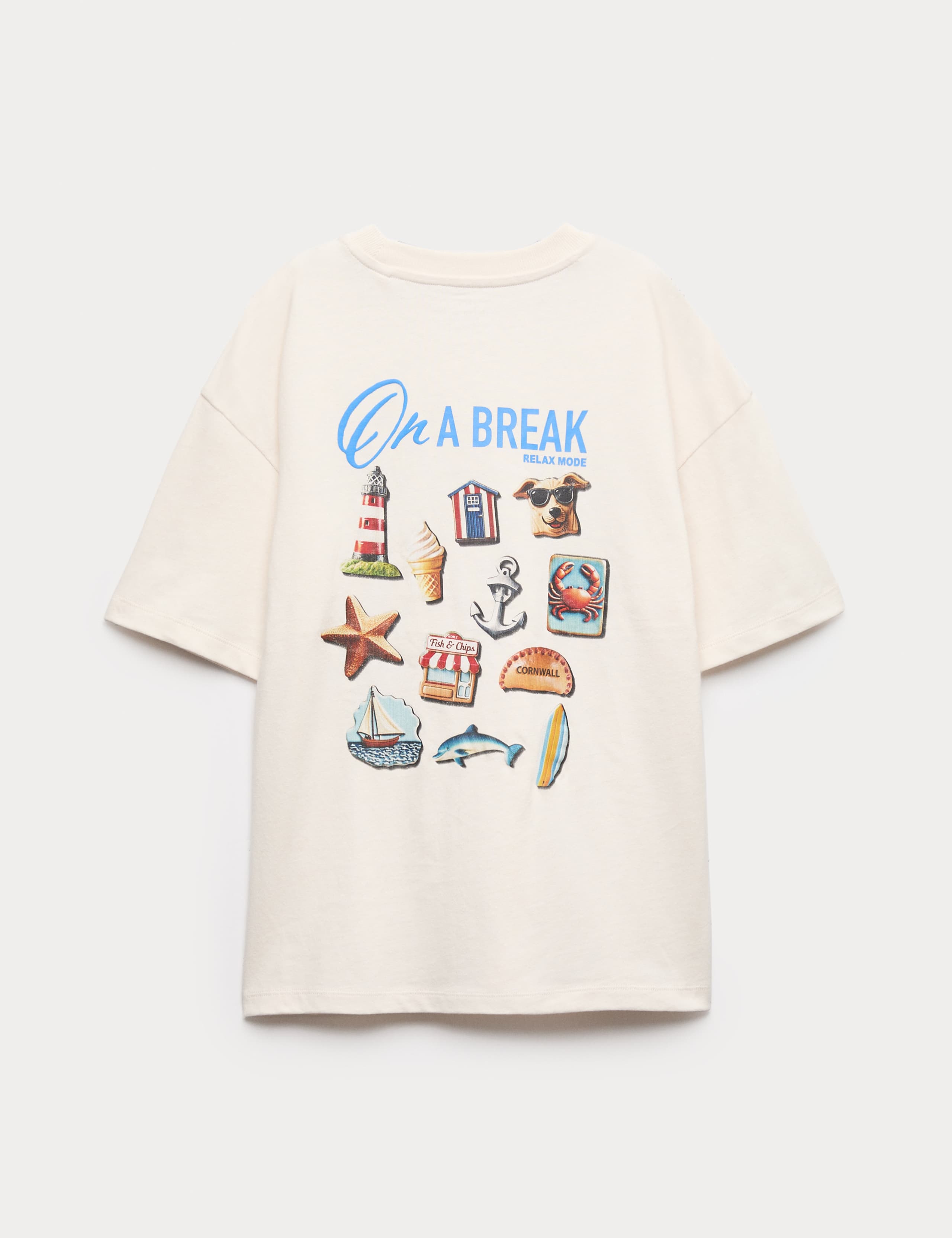 Pure Cotton Graphic T-Shirt (6-16 Yrs) 2 of 2