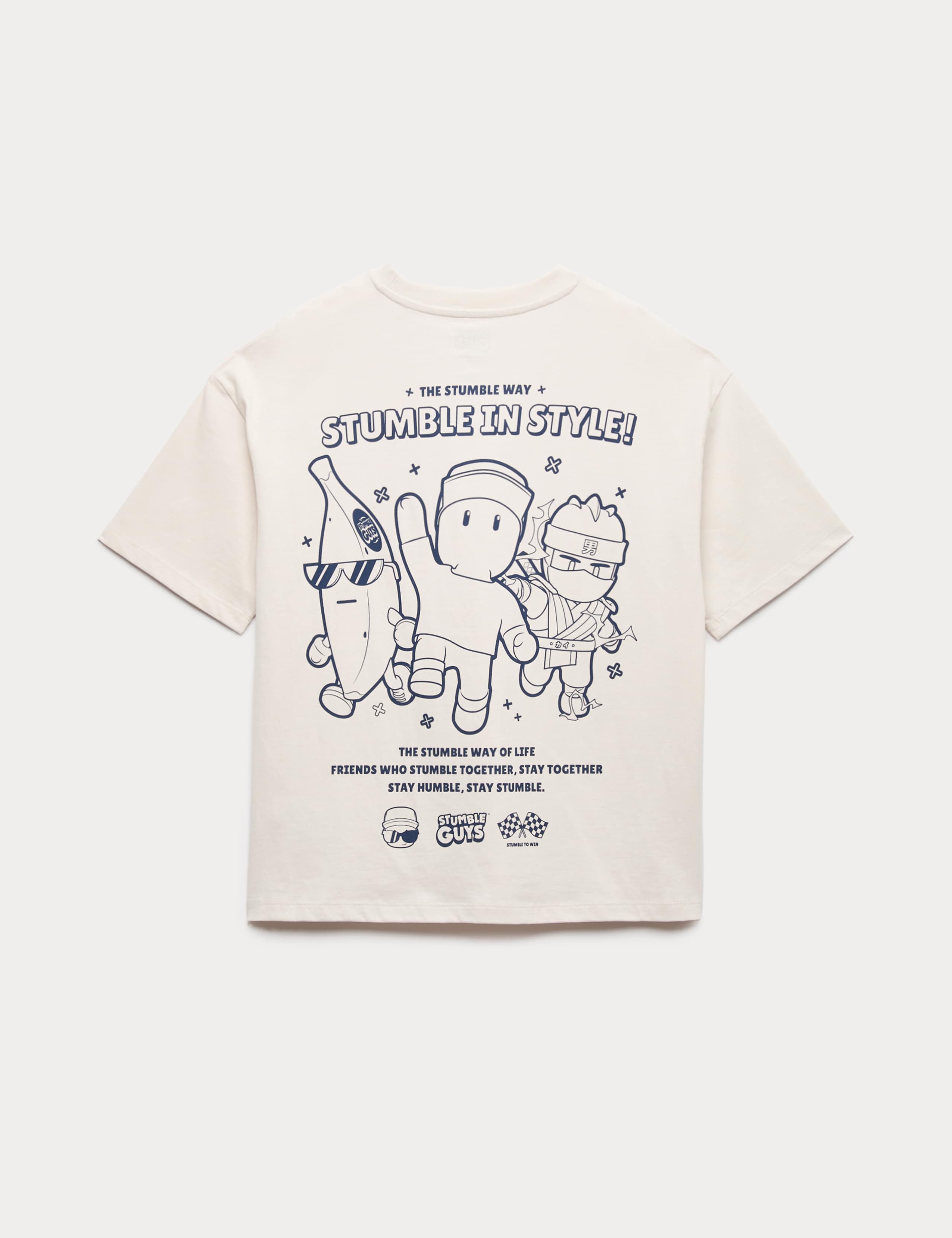 Pure Cotton Stumble Guys™ Graphic T-Shirt (6-16 Yrs) 2 of 2