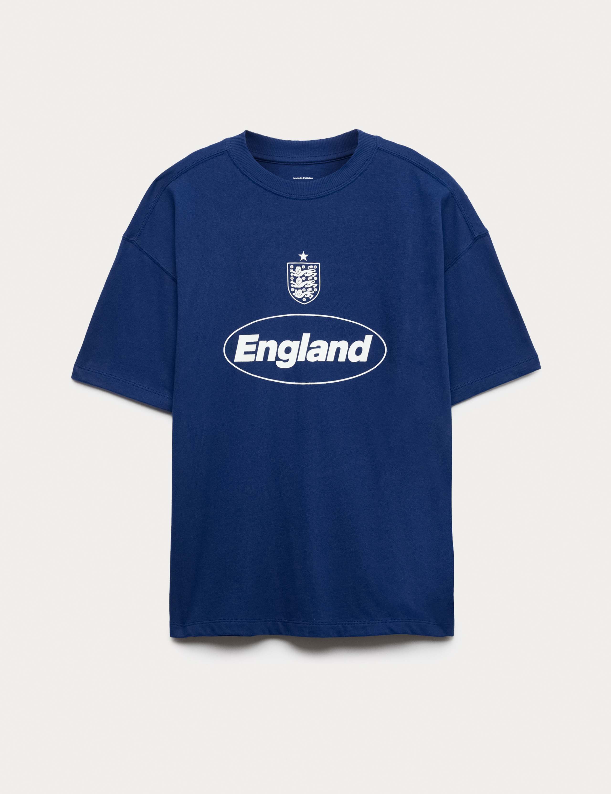 Pure Cotton FA© England Graphic T-Shirt (6-16 Yrs) 1 of 2