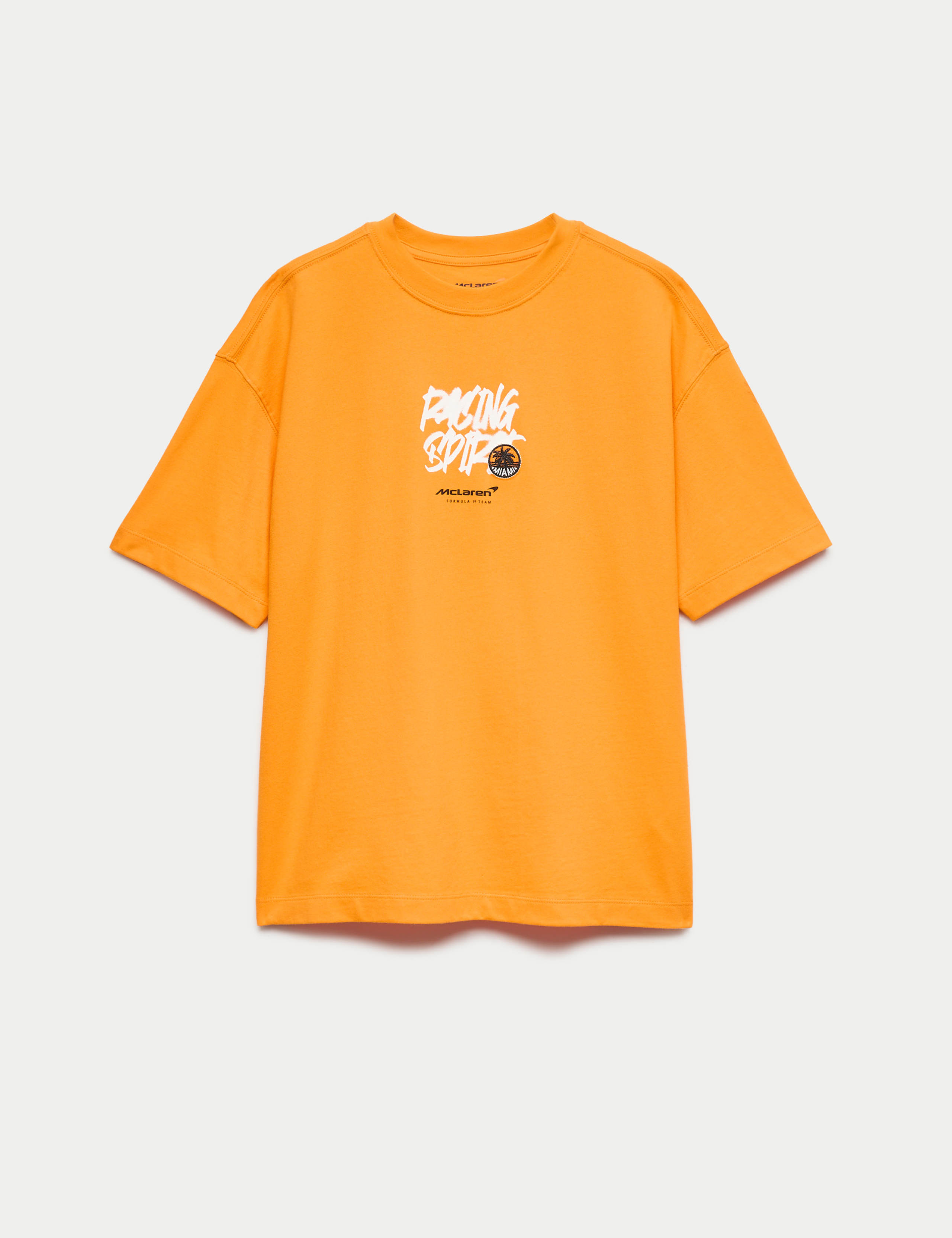 Pure Cotton Racing Spirit Graphic T-Shirt (2-16 Yrs) 1 of 2