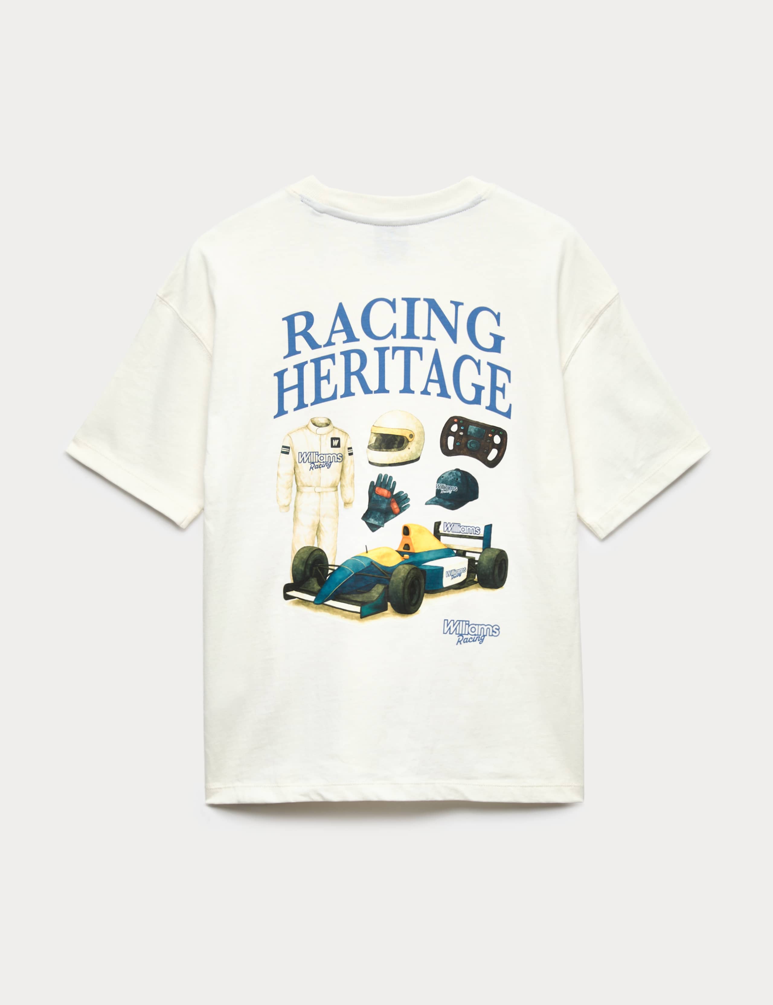 Pure Cotton Williams Racing T-Shirt (6-16 Years) 2 of 2