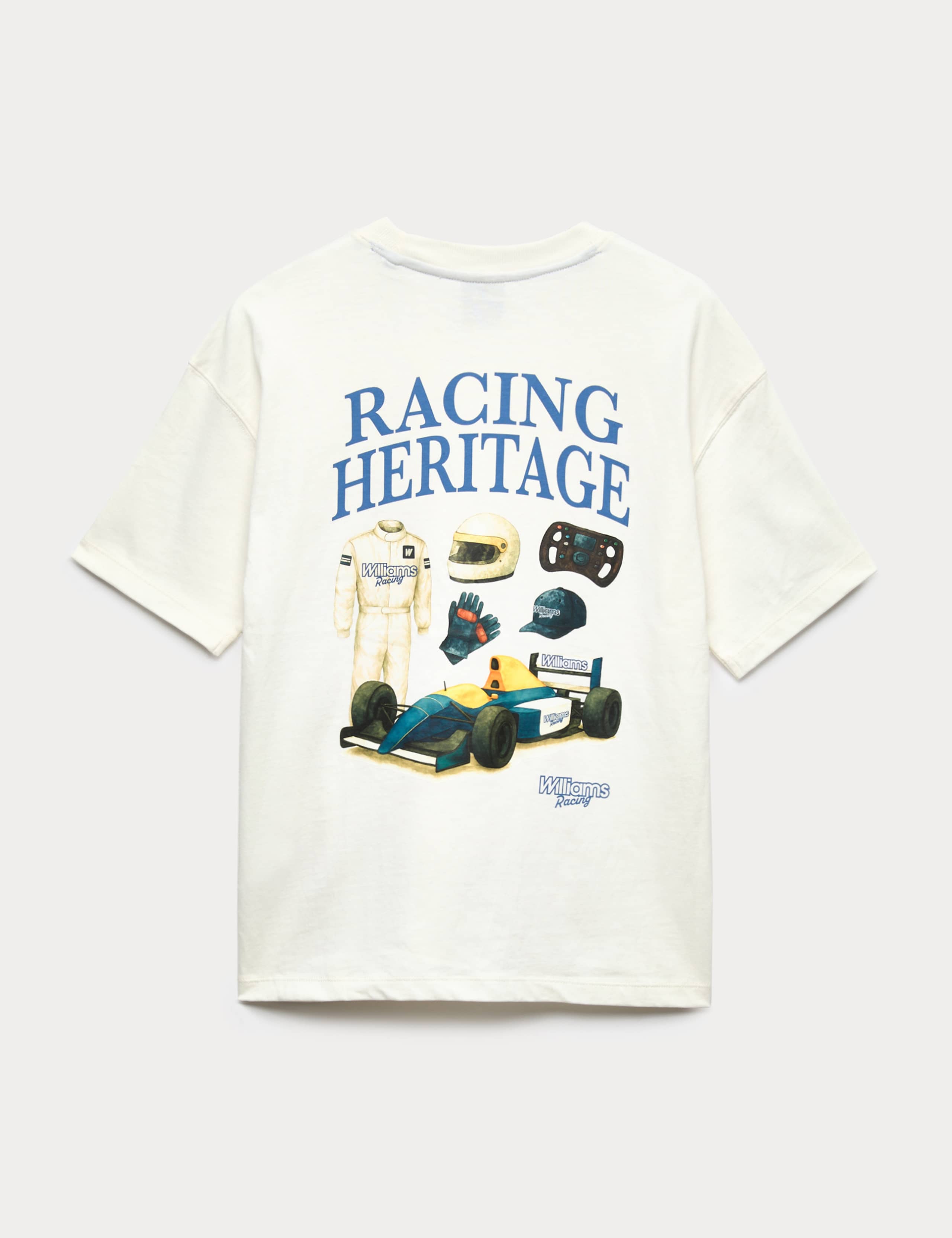 Pure Cotton Williams Racing T-Shirt (6-16 Yrs) 2 of 2