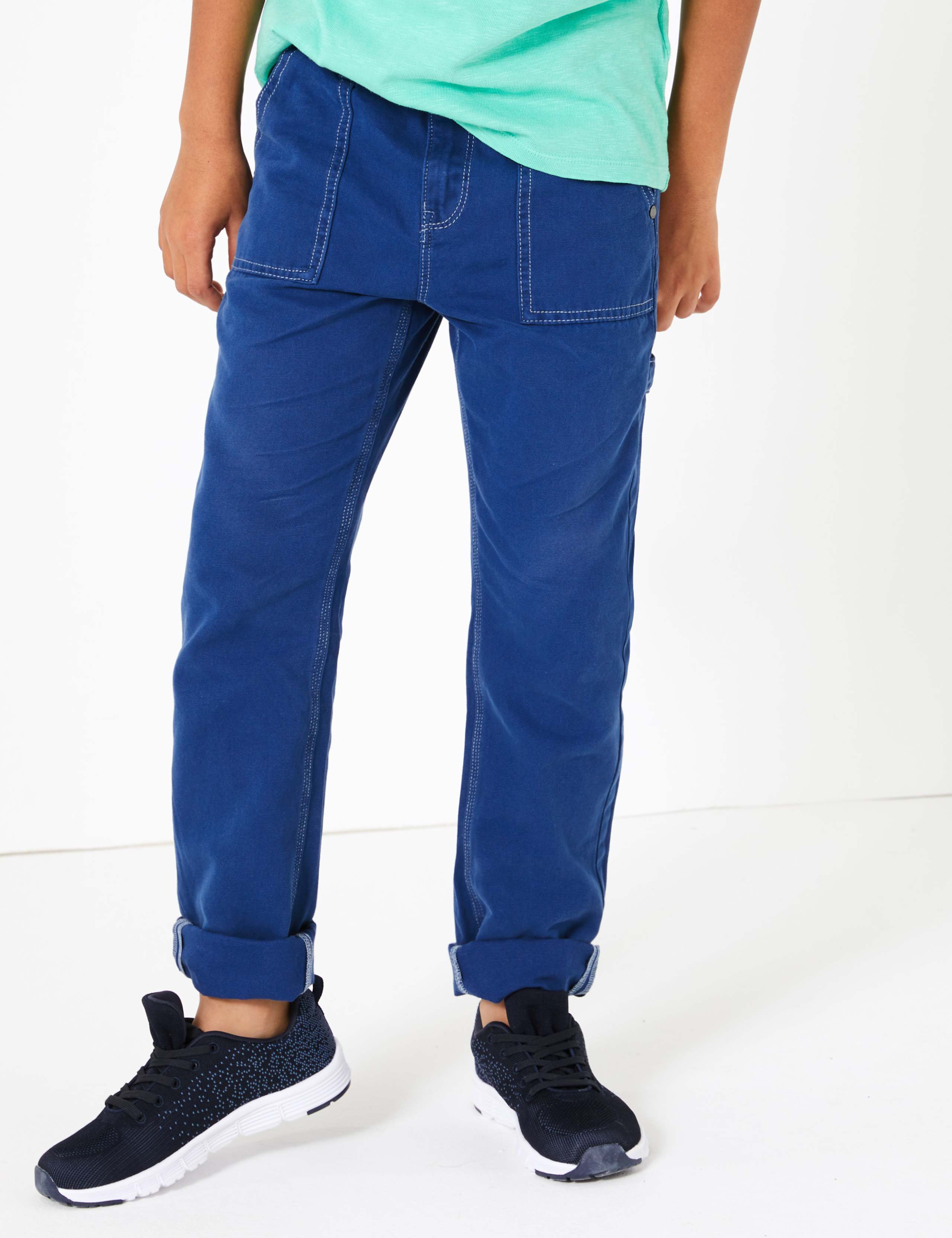 Cotton Carpenter Trousers (6-16 Years) 3 of 5