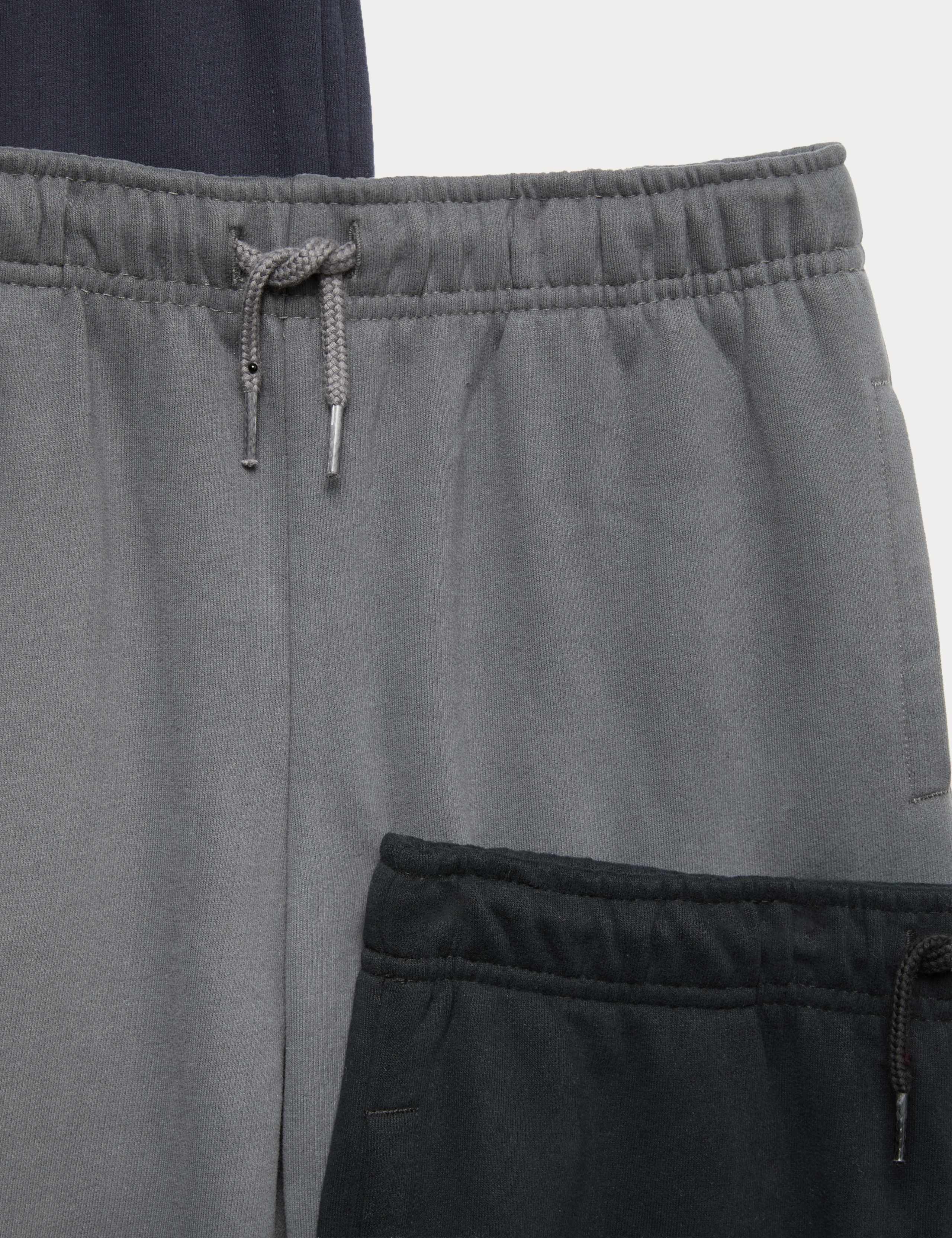 3 Pack Cotton Rich Joggers (6-16 Yrs) 2 of 2