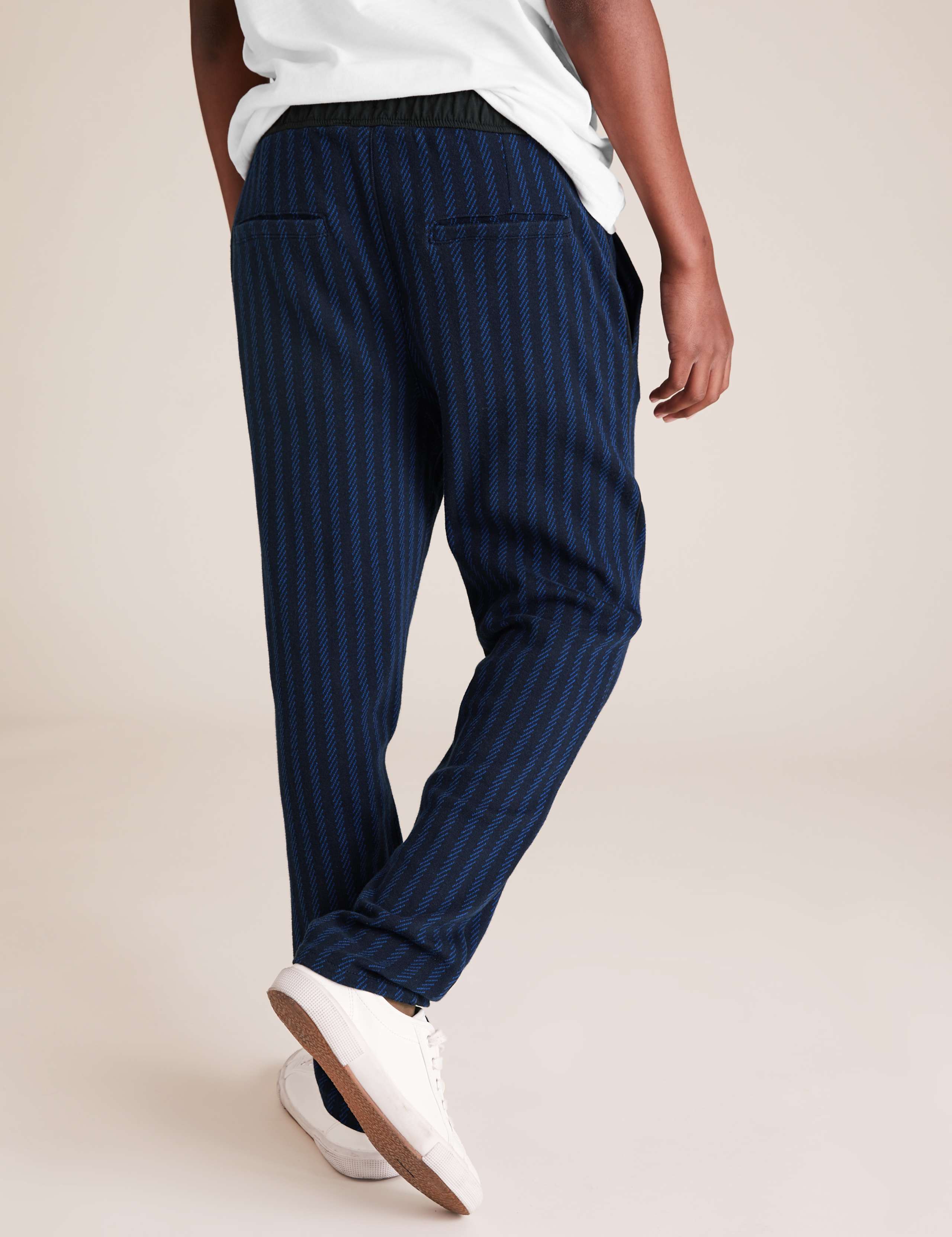 Slim Pure Cotton Striped Joggers (6-16 Yrs) 5 of 5