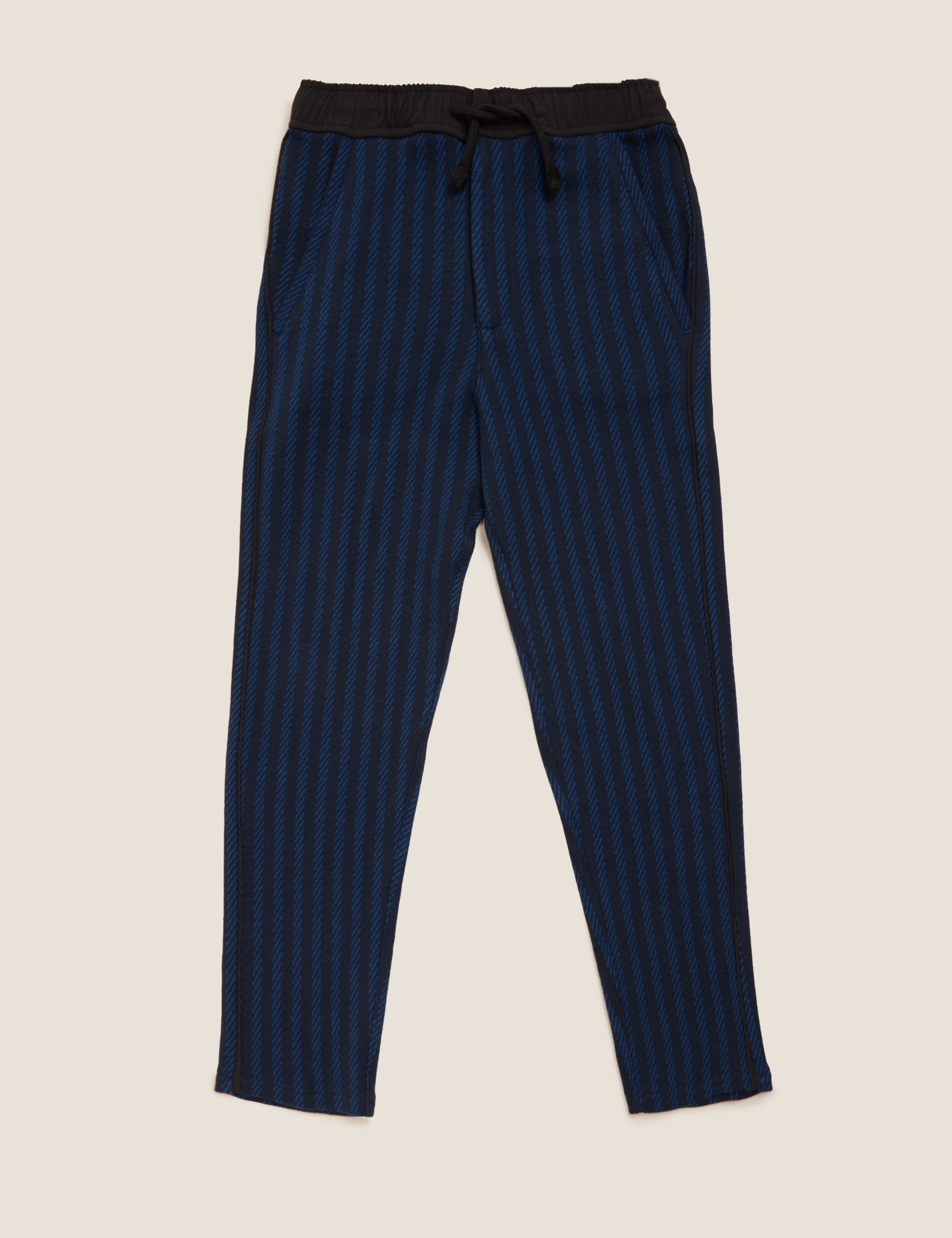 Slim Pure Cotton Striped Joggers (6-16 Yrs) 2 of 5