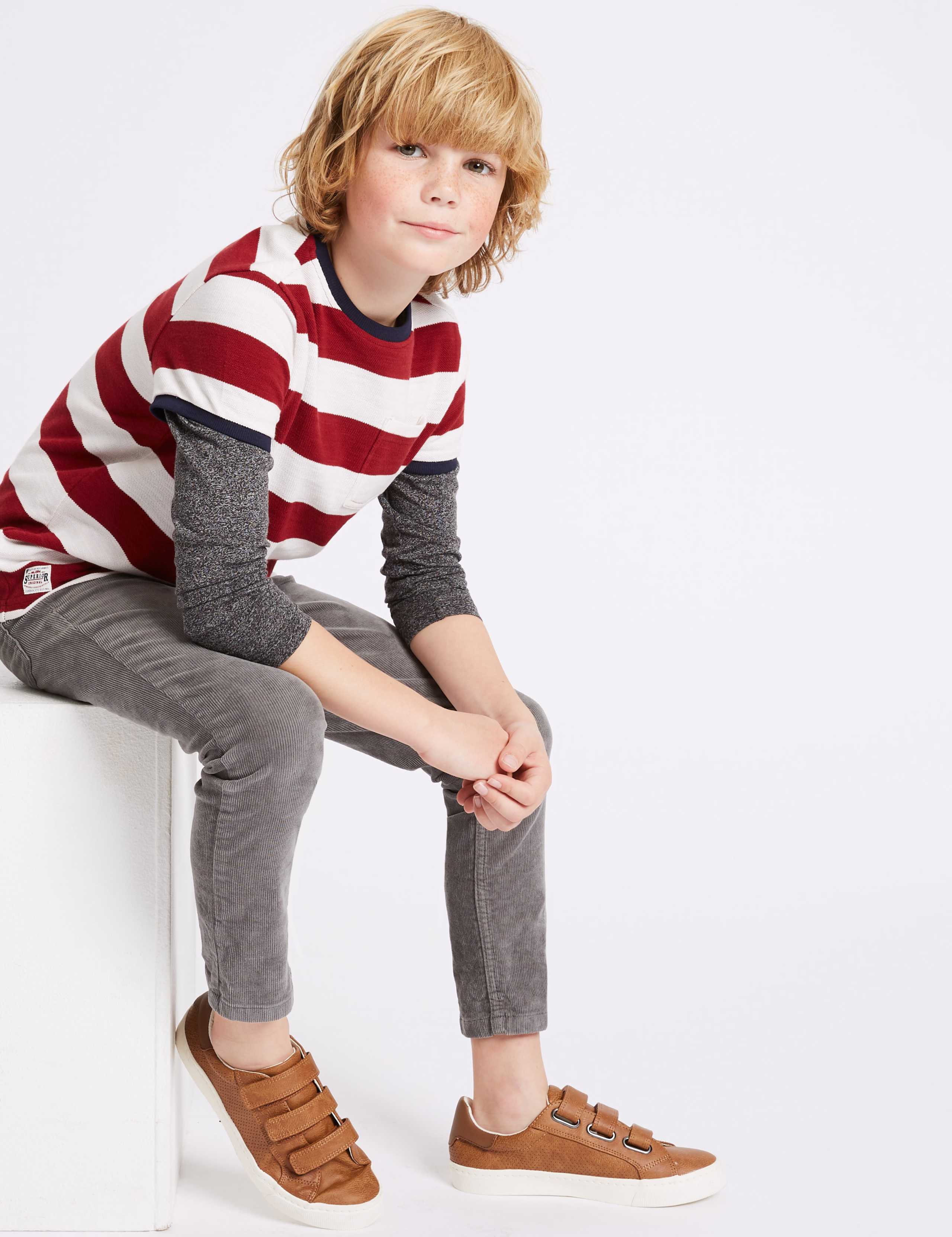 Cotton Rich Cord Trousers (3-14 Years) 5 of 7