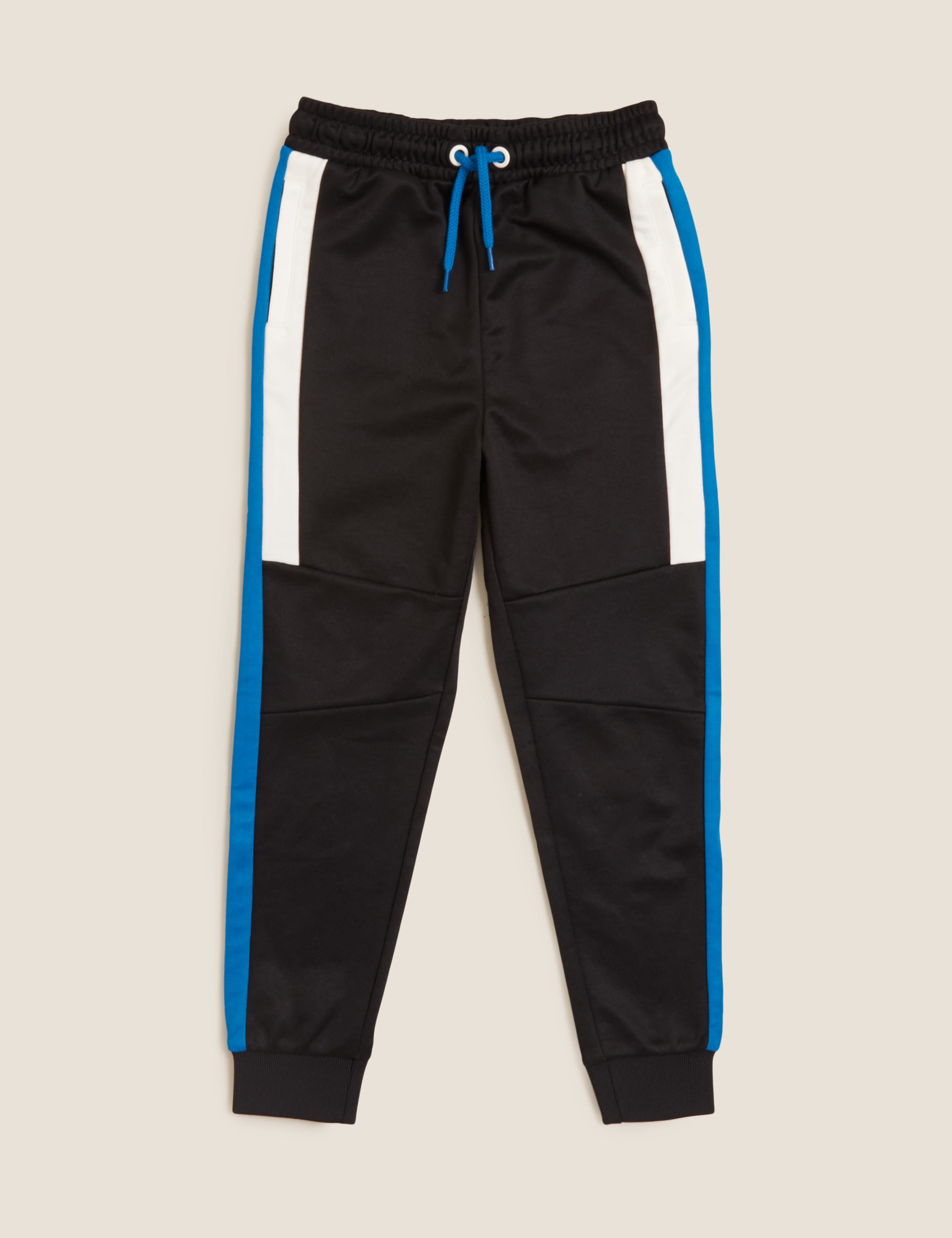 Skinny Cotton Side Stripe Joggers (6-14 Yrs) 2 of 5