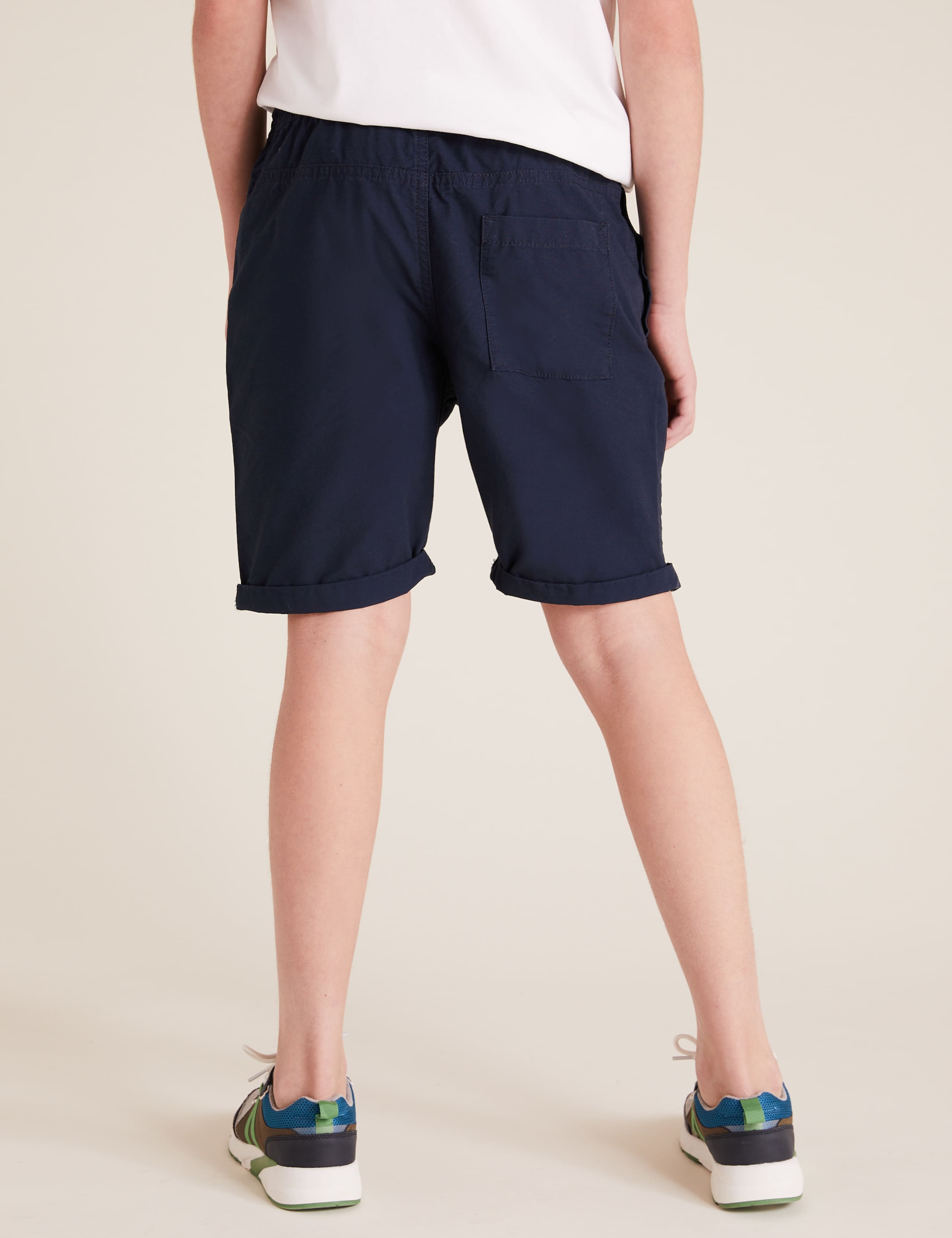 2pk Pure Cotton Ripstop Shorts (6-14 Yrs) 4 of 5