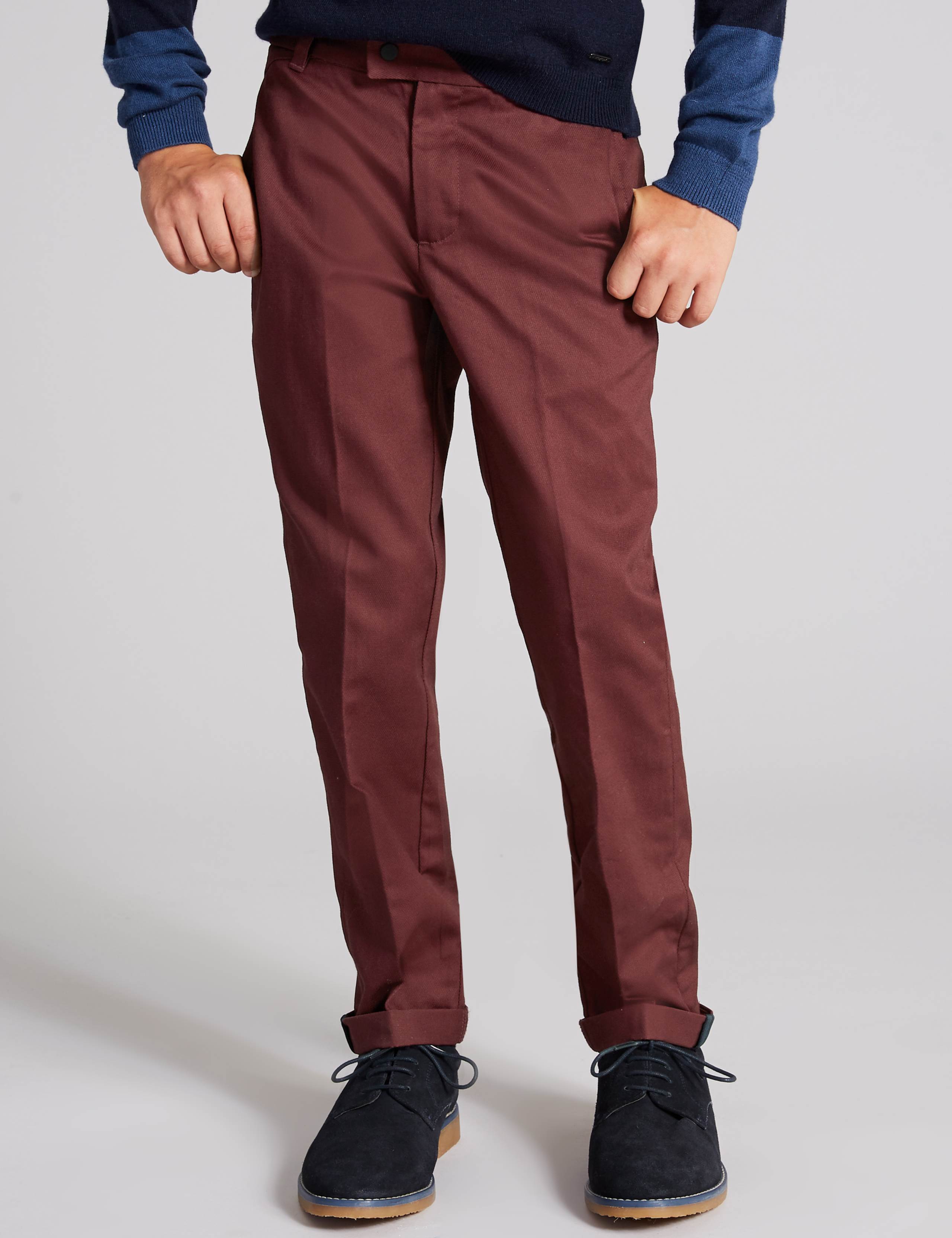 Pure Cotton Chinos (3-16 Years) 2 of 3