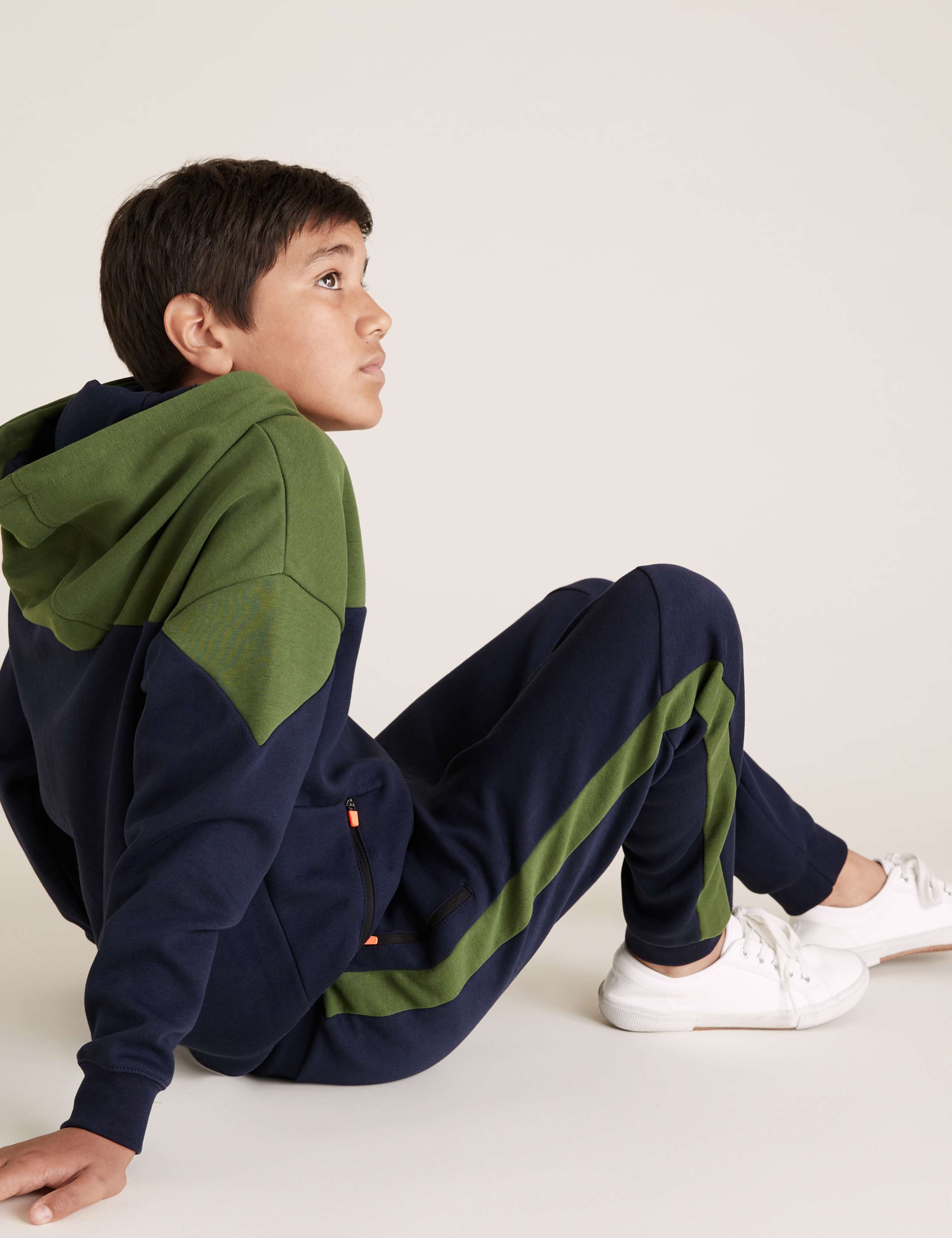 Slim Cotton Joggers (6-14 Yrs) 1 of 5