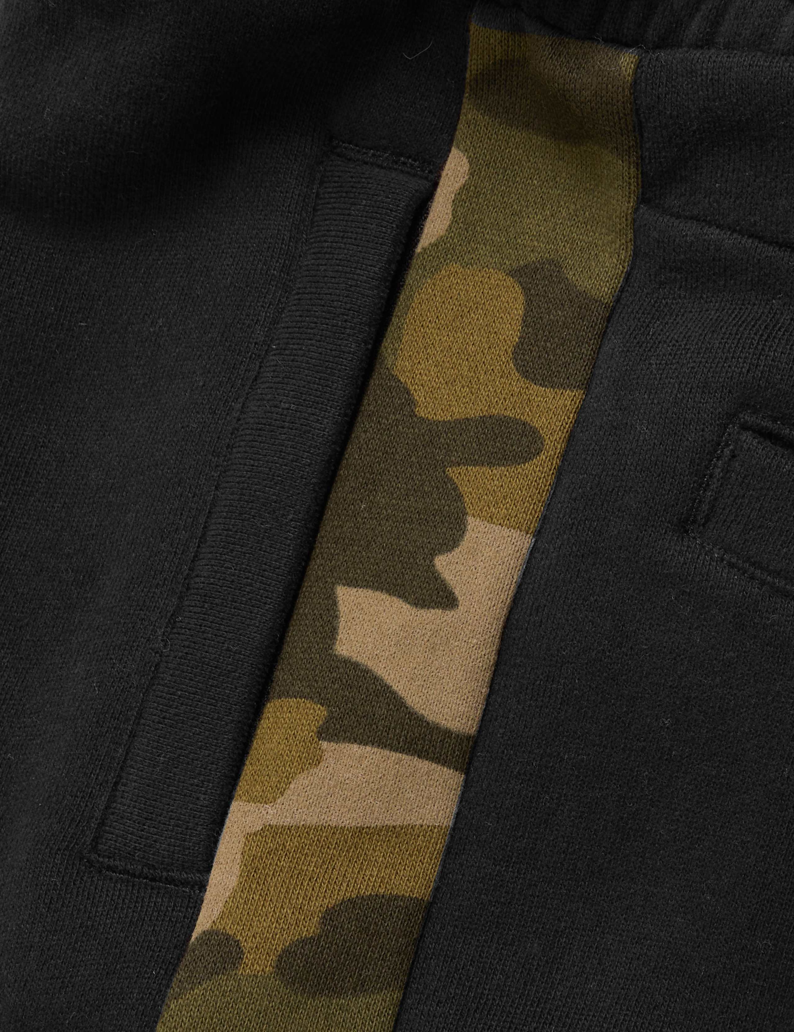 Slim Cotton Camouflage Side Stripe Joggers (6-14 Yrs) 6 of 6