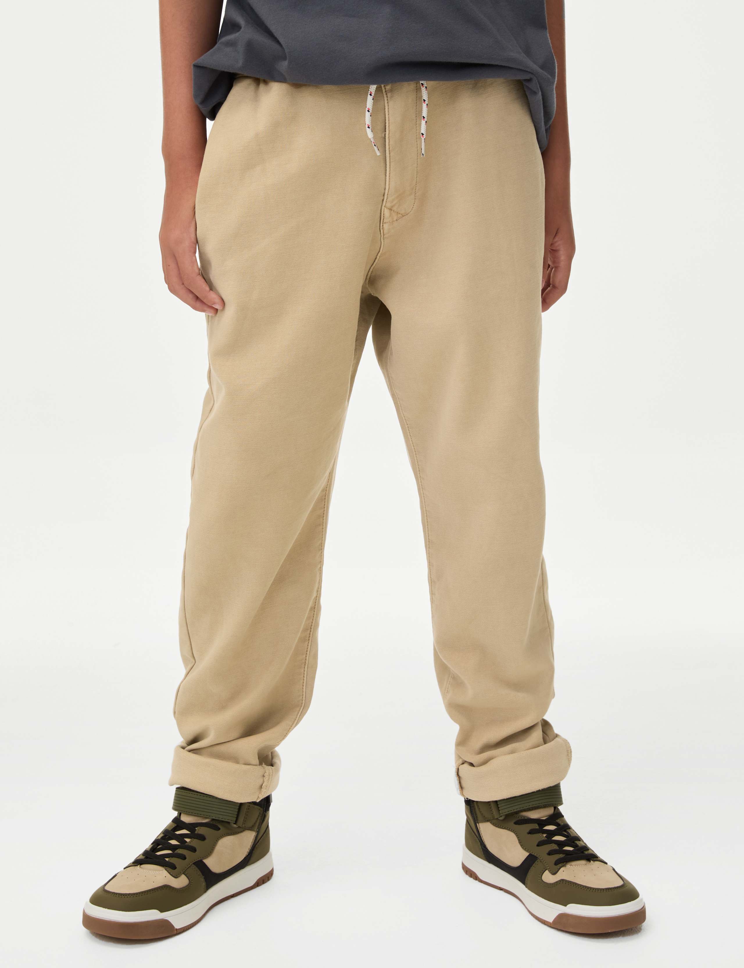 Relaxed Cotton Rich Skater Chinos (2-16 Yrs) 4 of 6