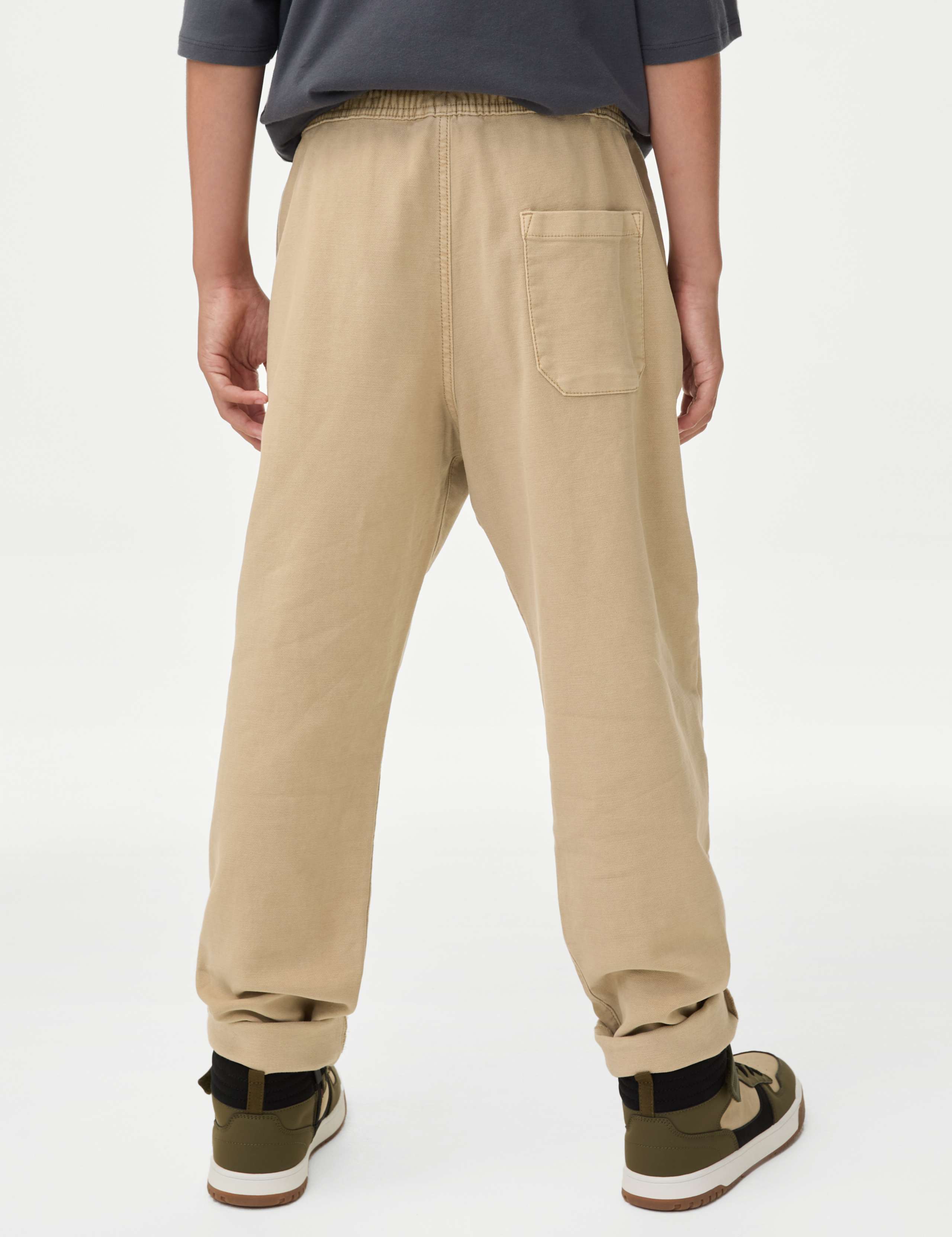 Relaxed Cotton Rich Skater Chinos (2-16 Yrs) 5 of 6