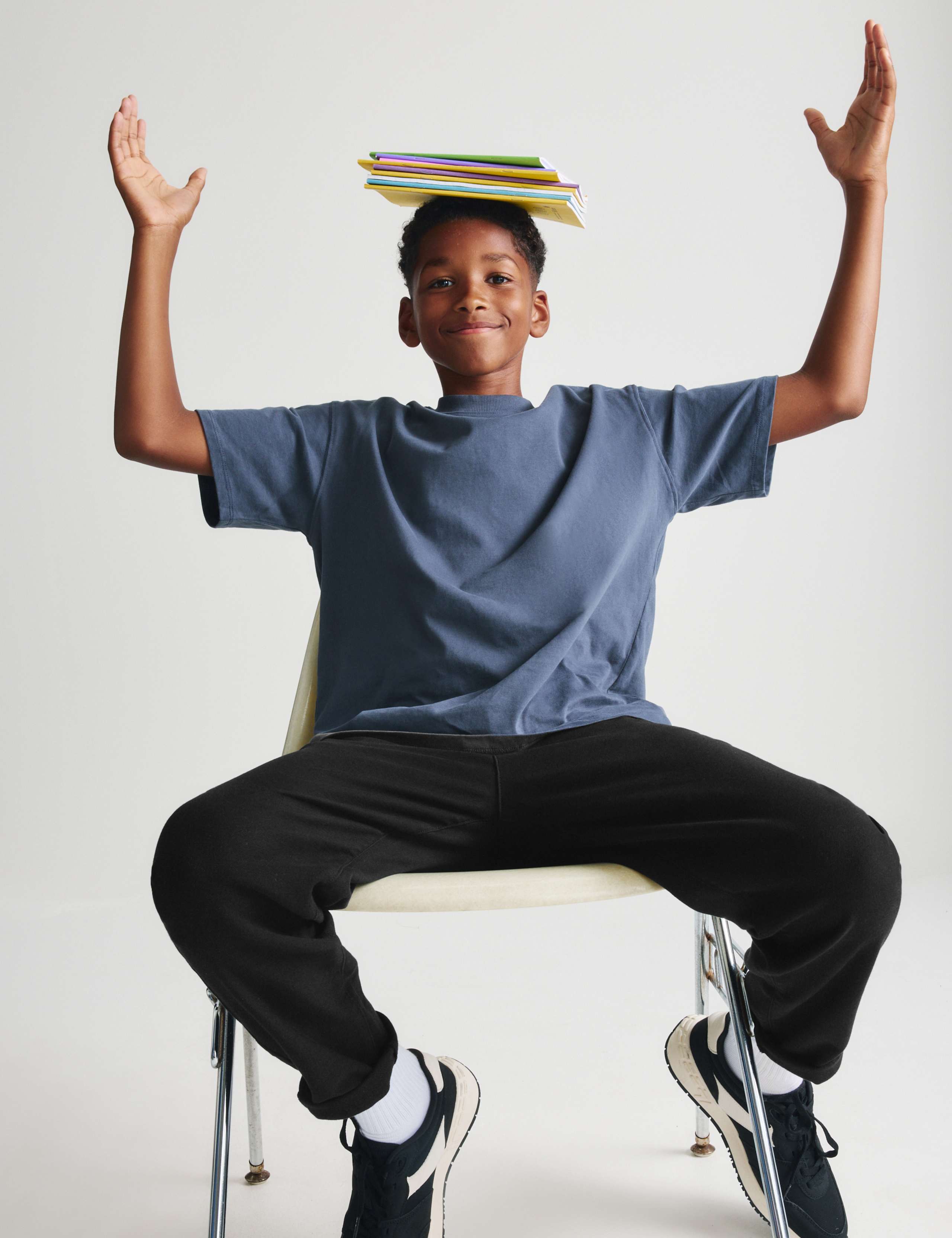 Relaxed Cotton Rich Elasticated Waist Chinos (2-16 Yrs) 3 of 6
