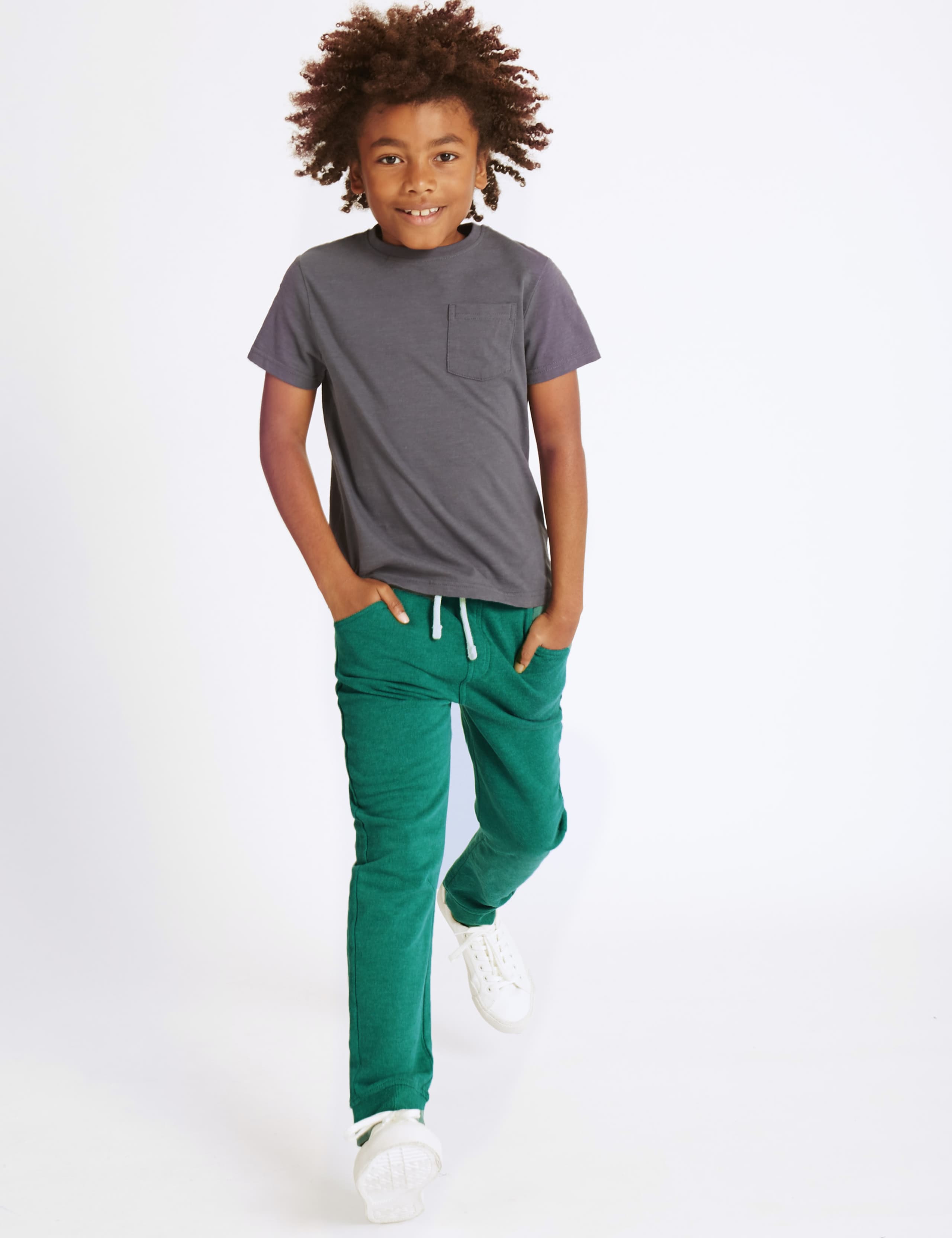 Cotton Rich Joggers (3-14 Years) 1 of 6