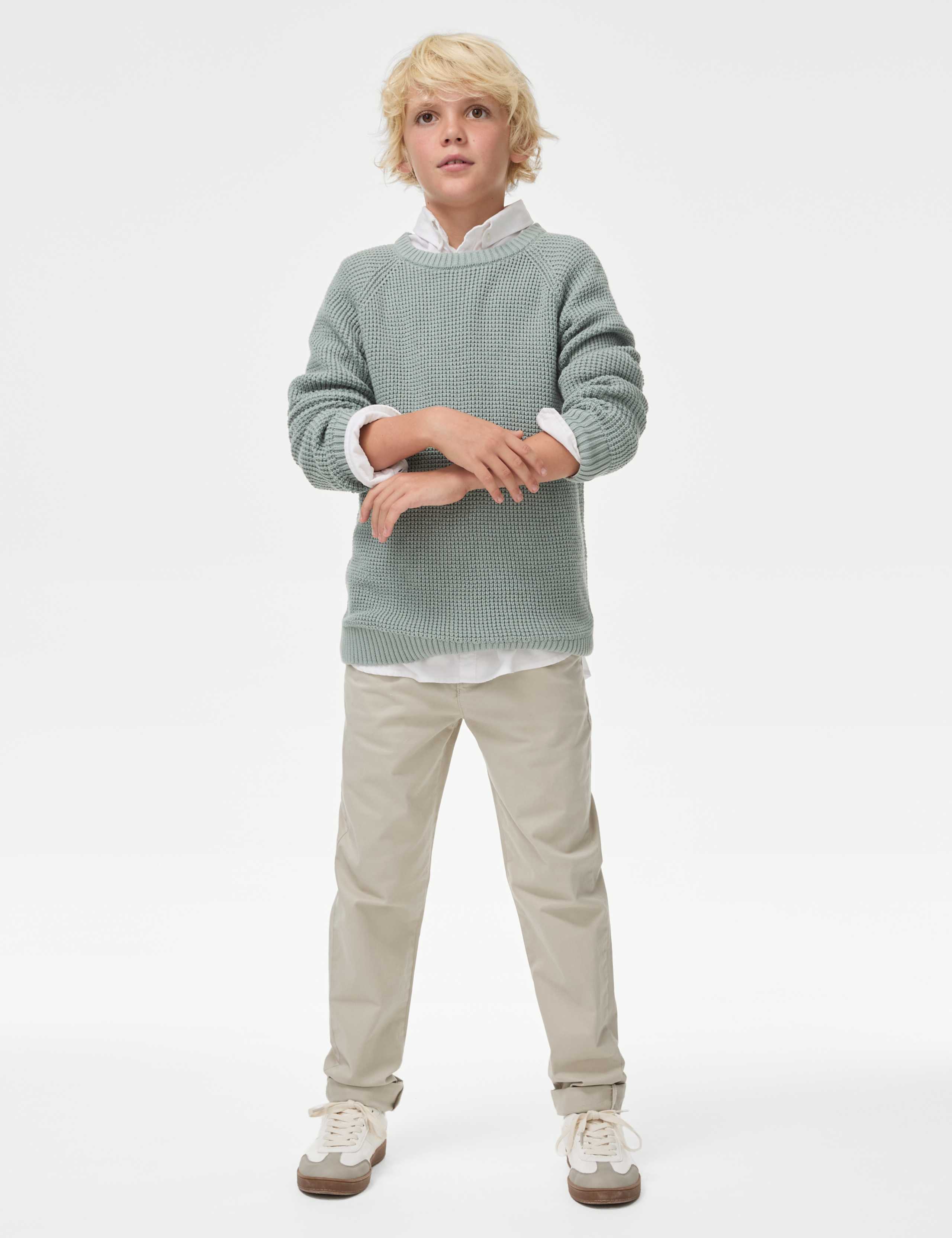 Cotton Rich Chinos (6-16 Yrs) 1 of 5