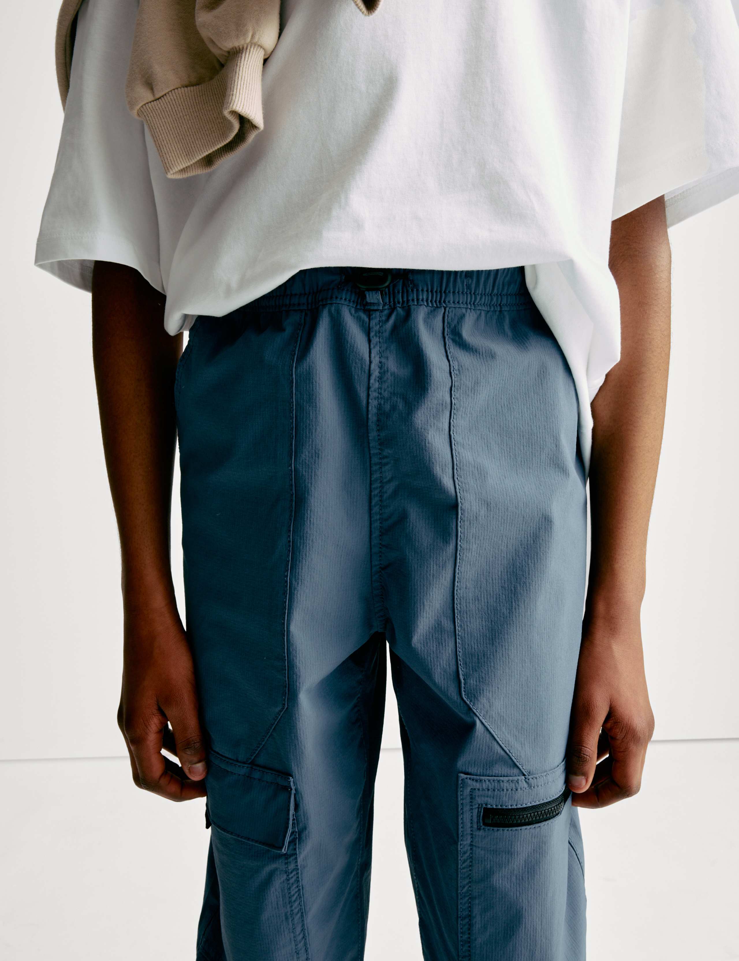Elasticated Waist Cargo Trousers (6-16 Yrs) 6 of 6