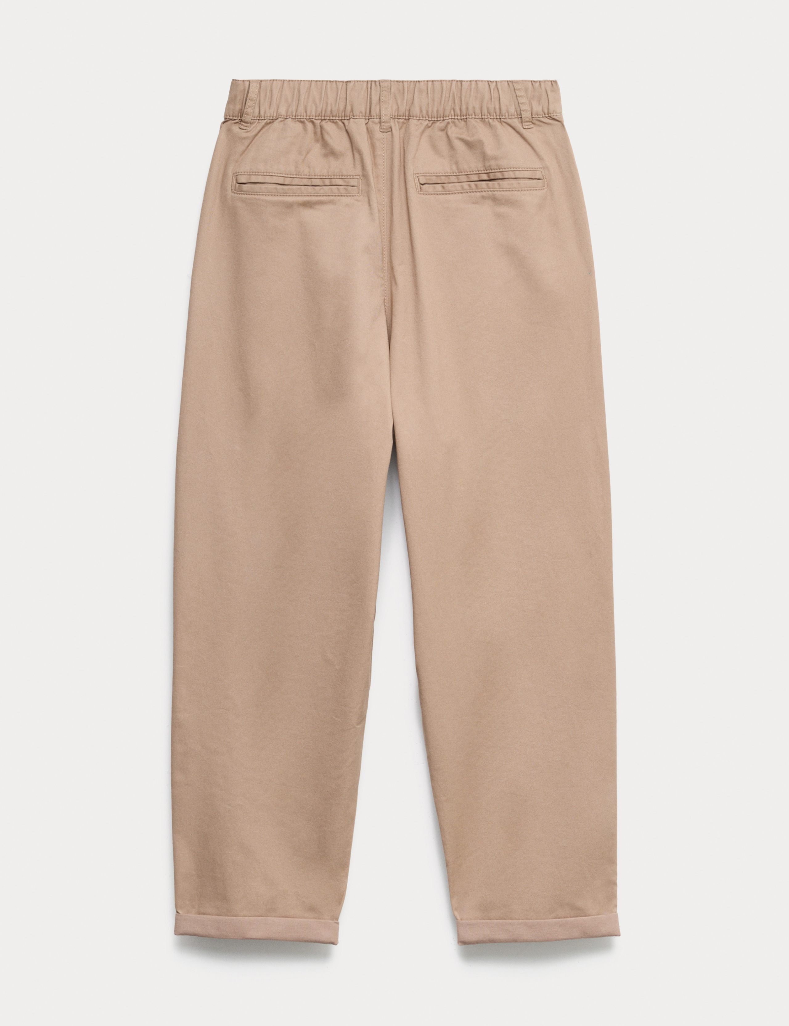 Cotton Rich Pleated Chinos (6-16 Yrs) 3 of 5
