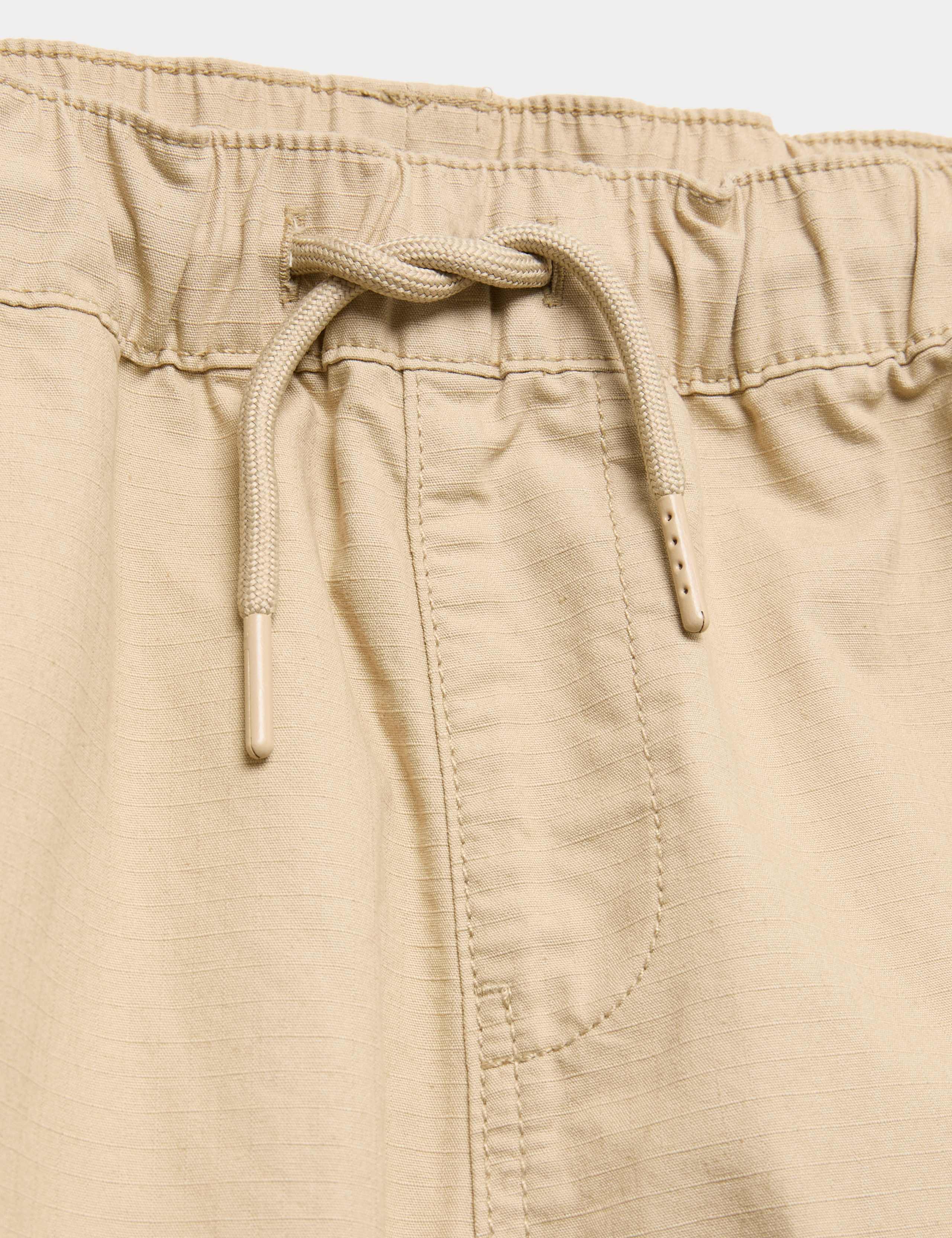 2 Pack Pure Cotton Ripstop Trousers (6-16 Yrs) 3 of 4