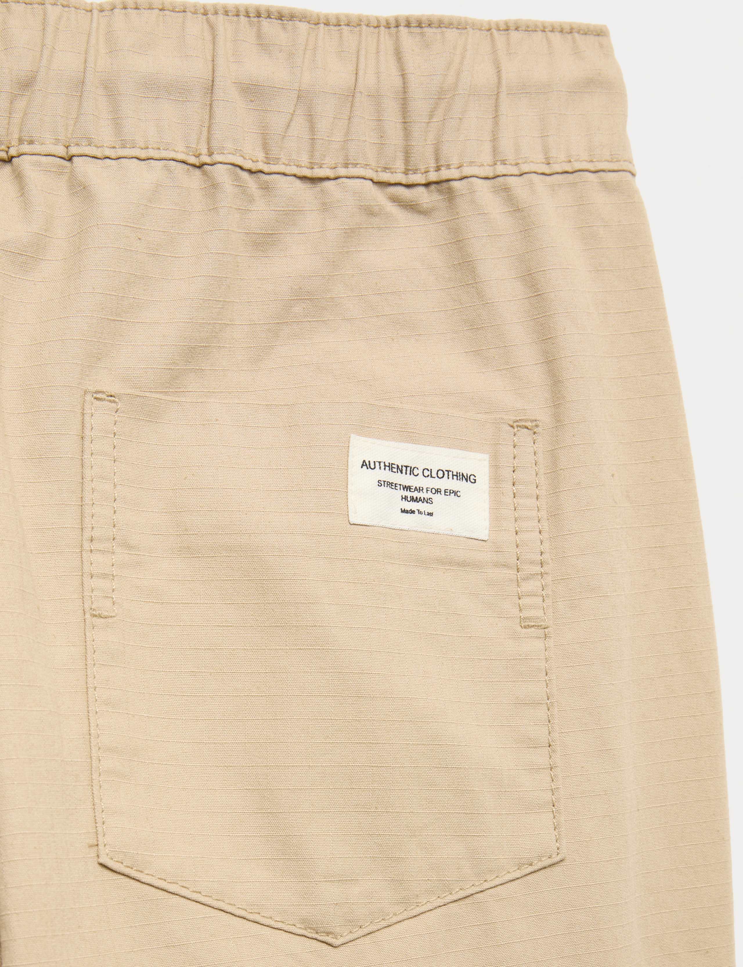 2pk Pure Cotton Ripstop Trousers (6-16 Yrs) 4 of 4
