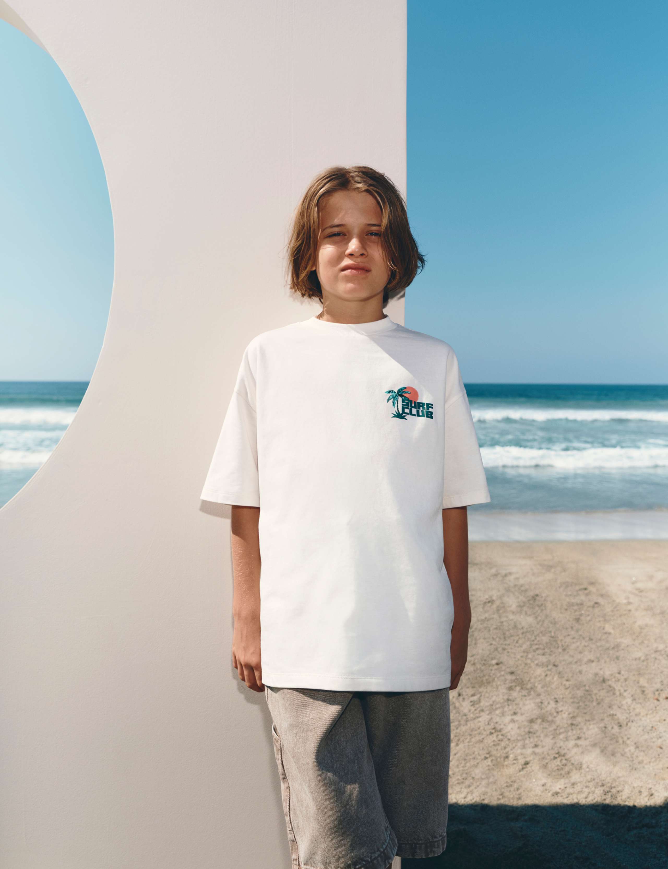 Pure Cotton Surf Club Graphic T-Shirt (6-16 Yrs) 1 of 4