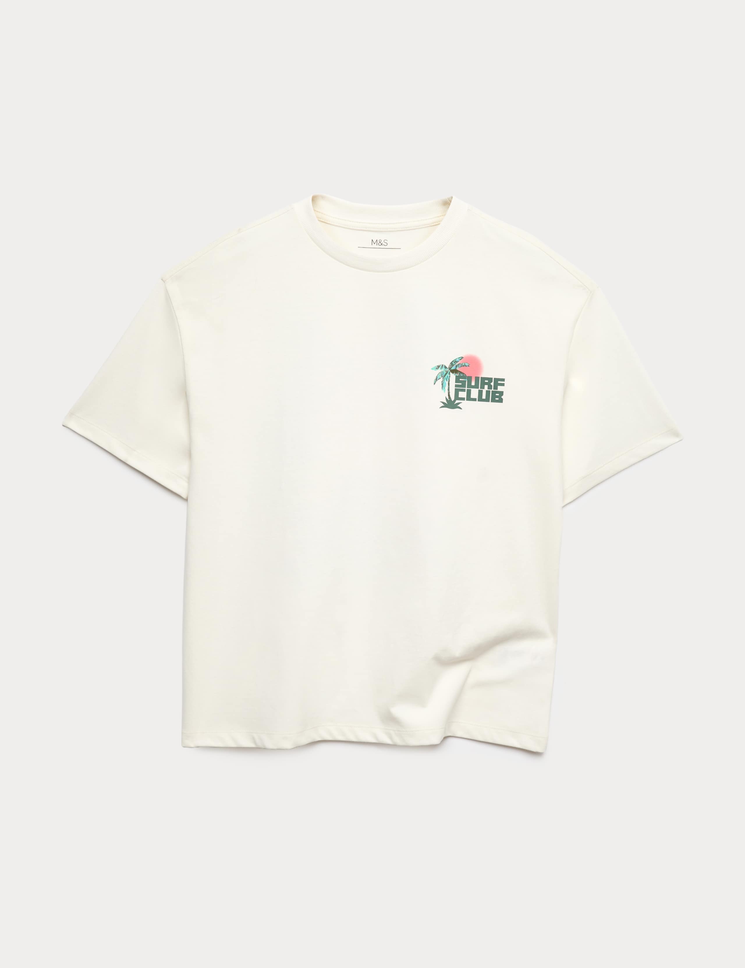 Pure Cotton Surf Club Graphic T-Shirt (6-16 Yrs) 2 of 4