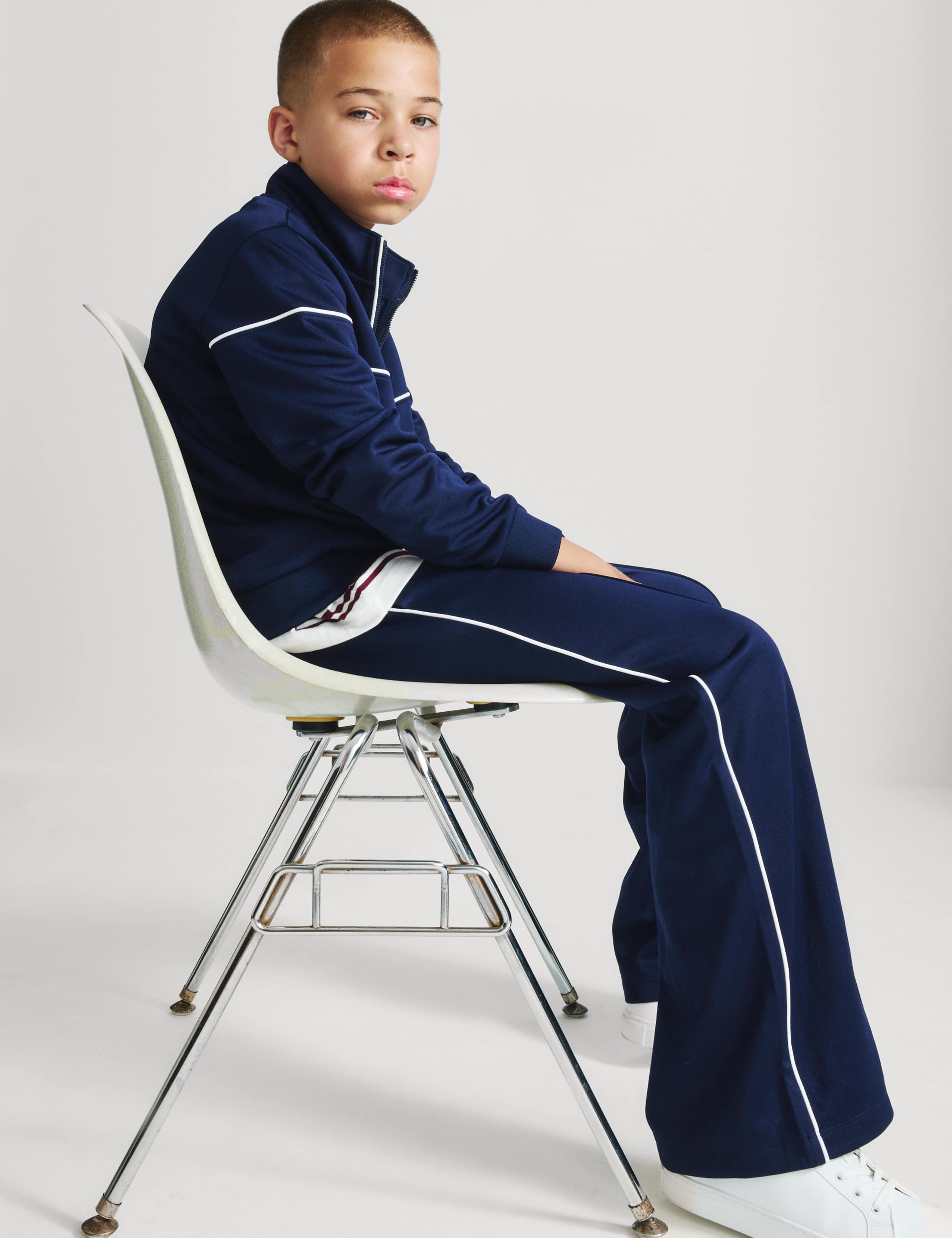 Side Stripe Wide Leg Joggers (6-16 Yrs) 5 of 5