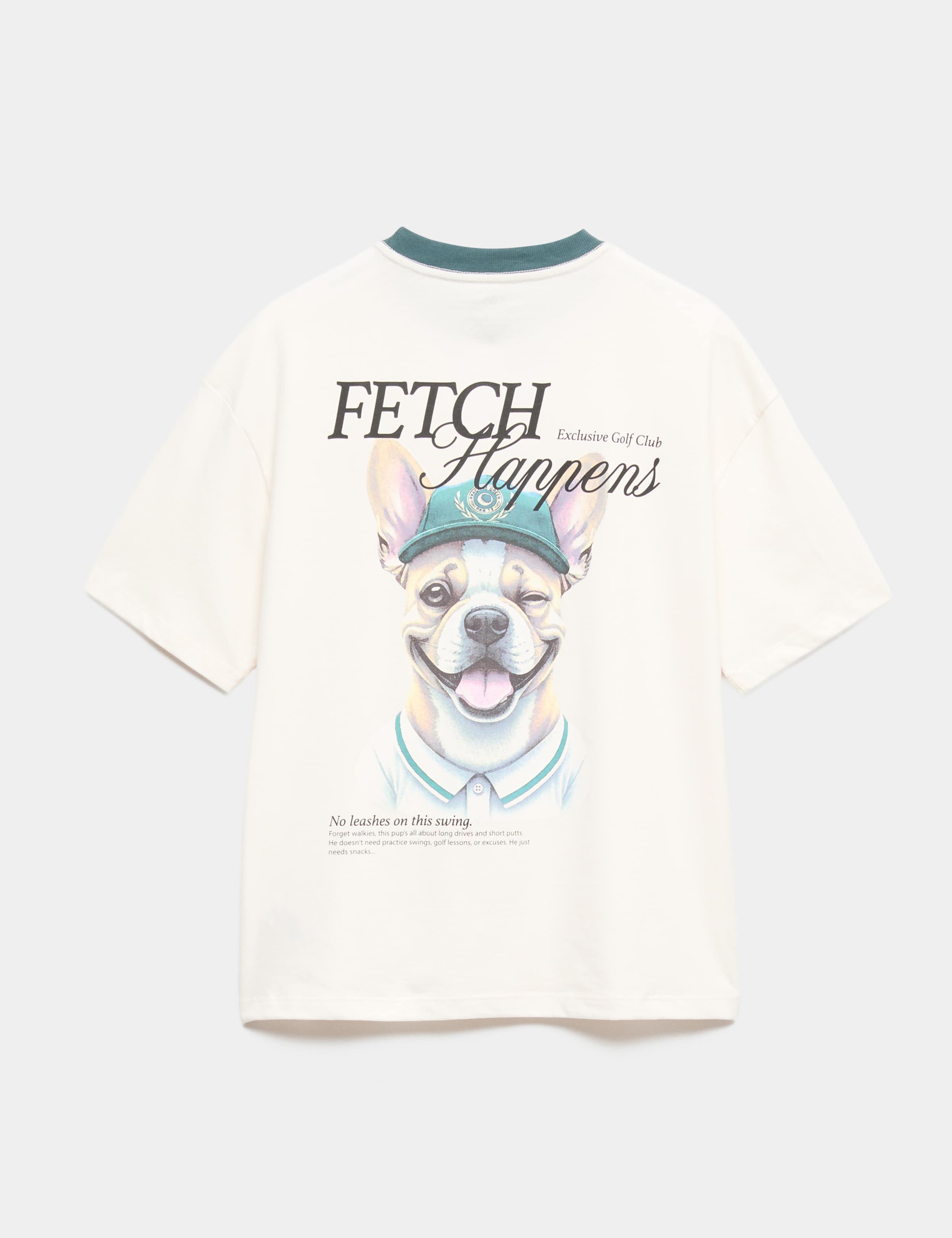 Pure Cotton Golf Dog Graphic T-Shirt (6-7 Yrs) 2 of 2