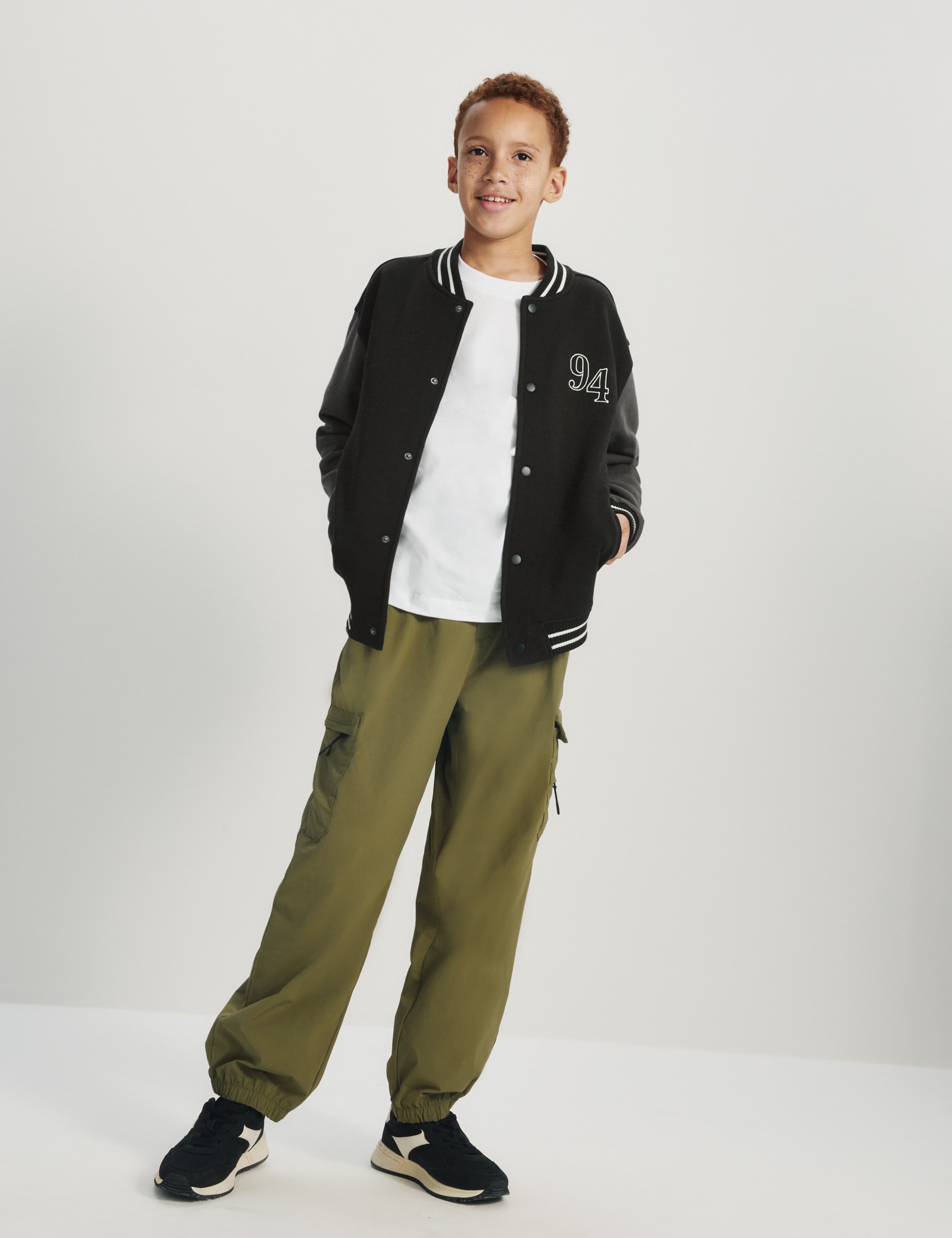 Cotton Rich Graphic Jersey Bomber Sweatshirt (6-16 Yrs) 3 of 7
