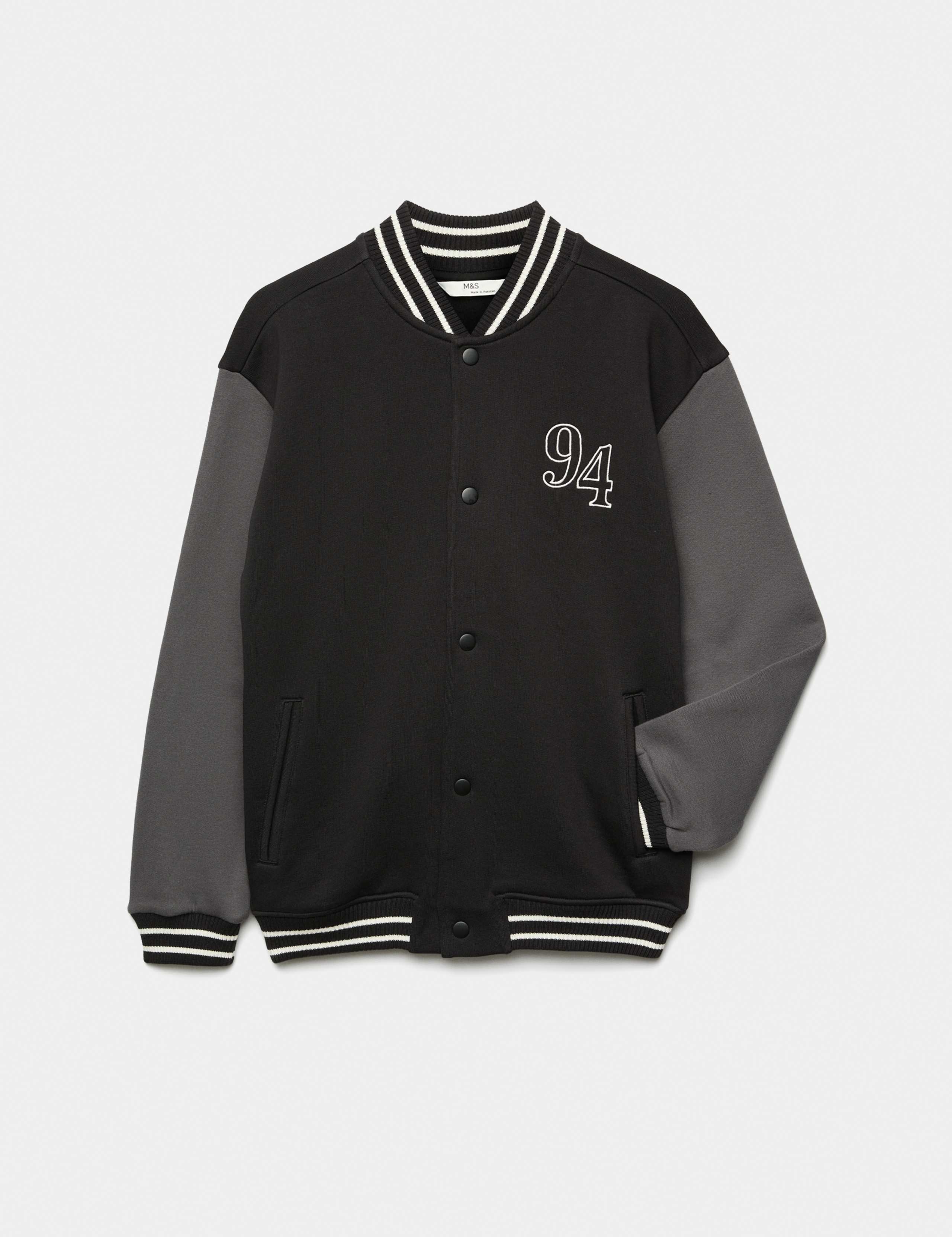 Cotton Rich Graphic Jersey Bomber Sweatshirt (6-16 Yrs) 2 of 7